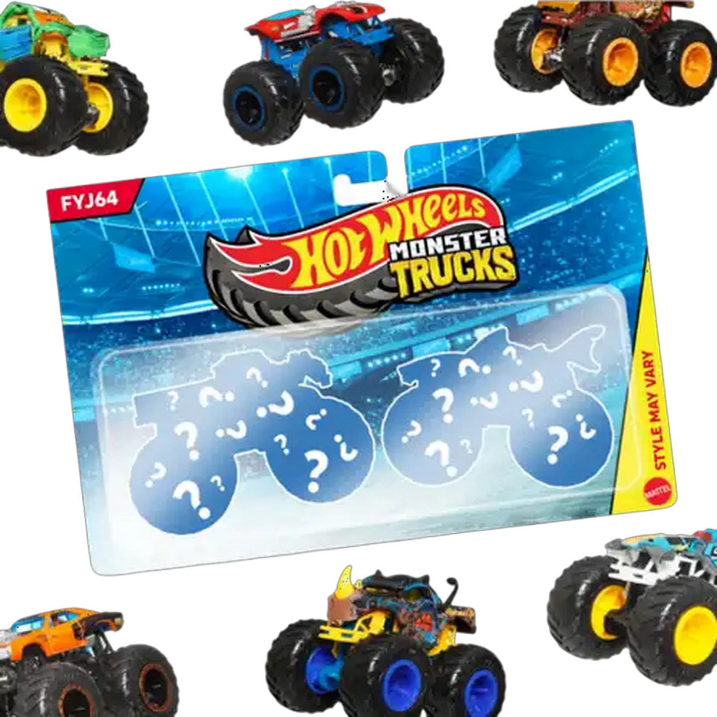 Image of Hot Wheels Monster Trucks Demolition Vehicles 2-Pack (Type May Vary)