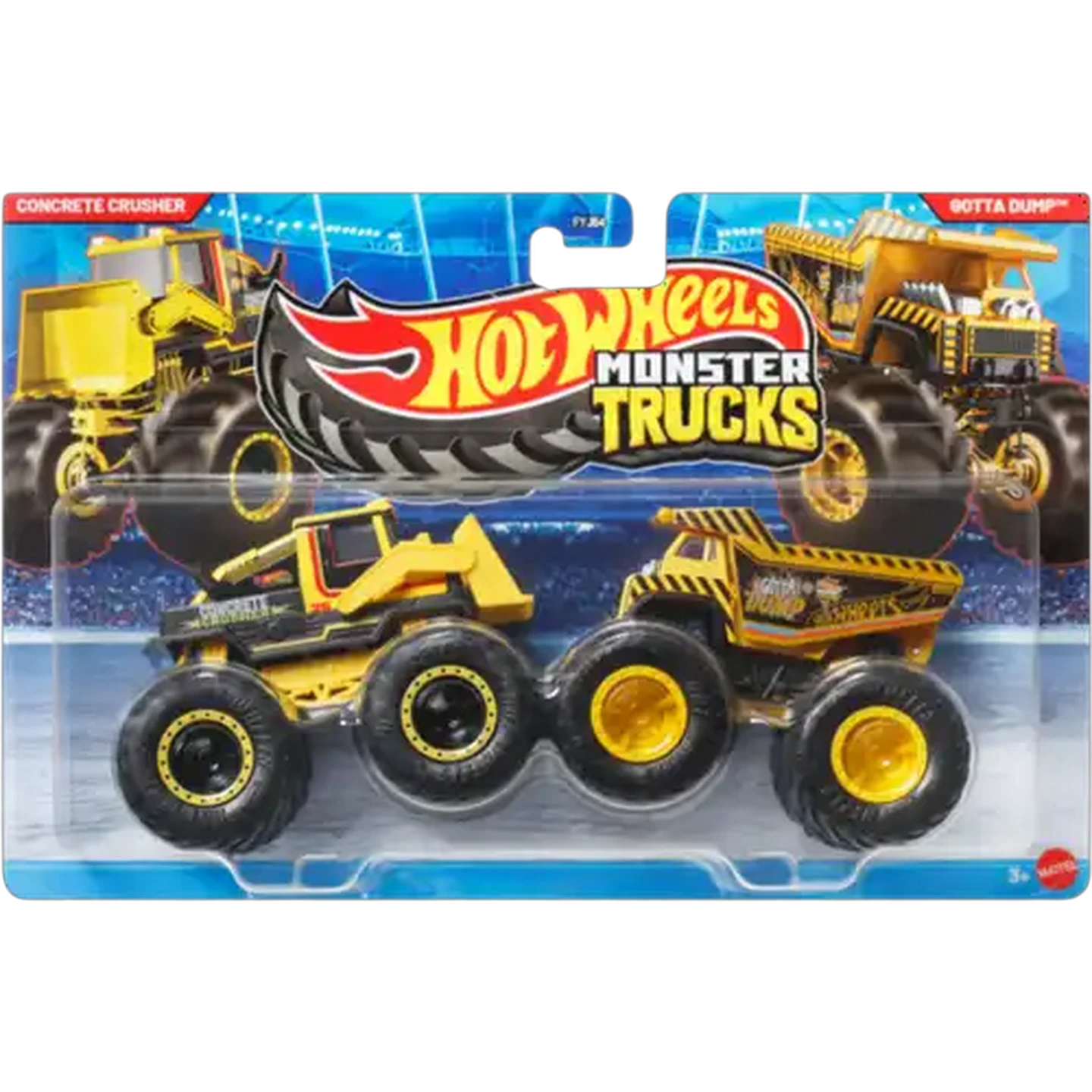 Image of Hot Wheels Monster Trucks Demolition Vehicles 2-Pack (Type May Vary)