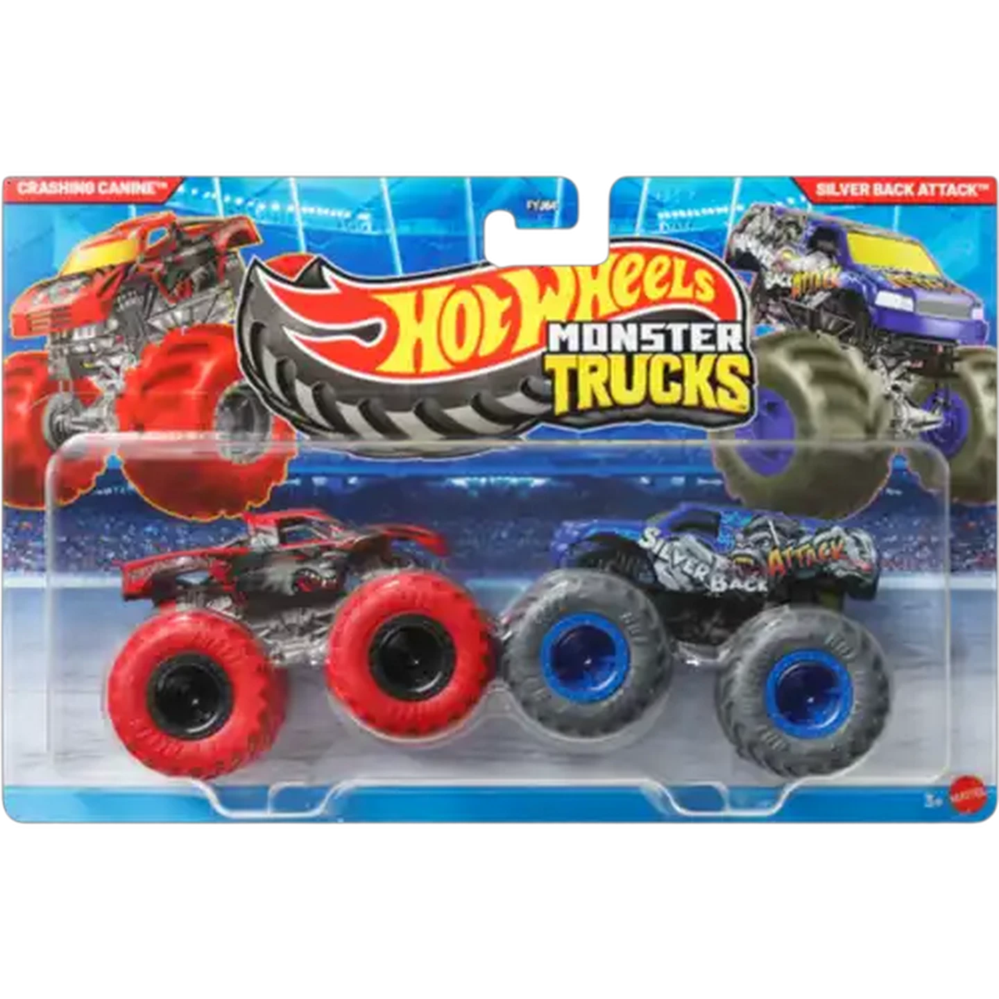 Image of Hot Wheels Monster Trucks Demolition Vehicles 2-Pack (Type May Vary)