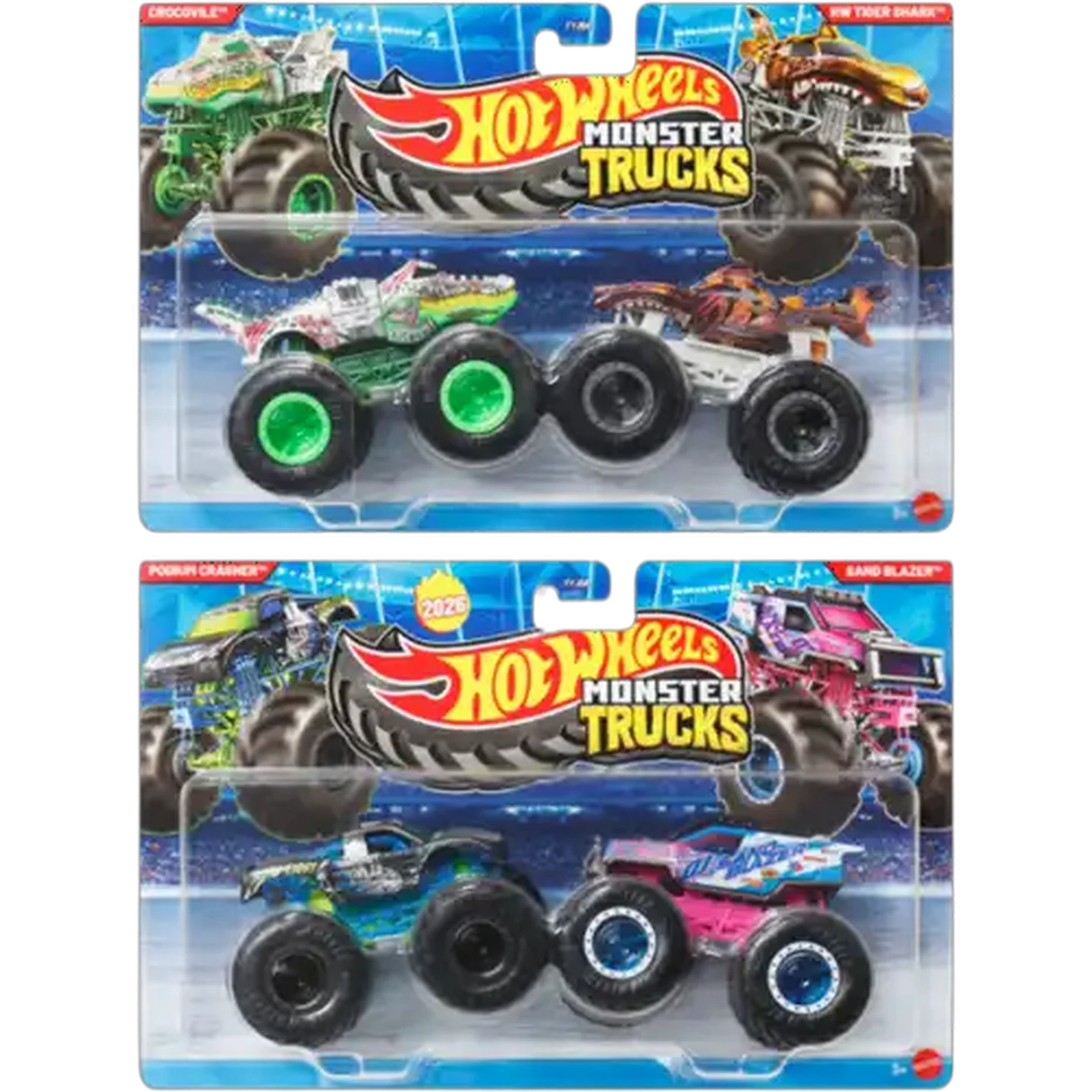 Image of Hot Wheels Monster Trucks Demolition Vehicles 2-Pack (Type May Vary)