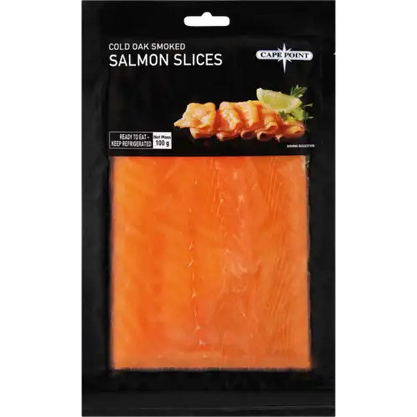 Image of Cape Point Fresh Cold Oak Smoked Salmon Slices 100g