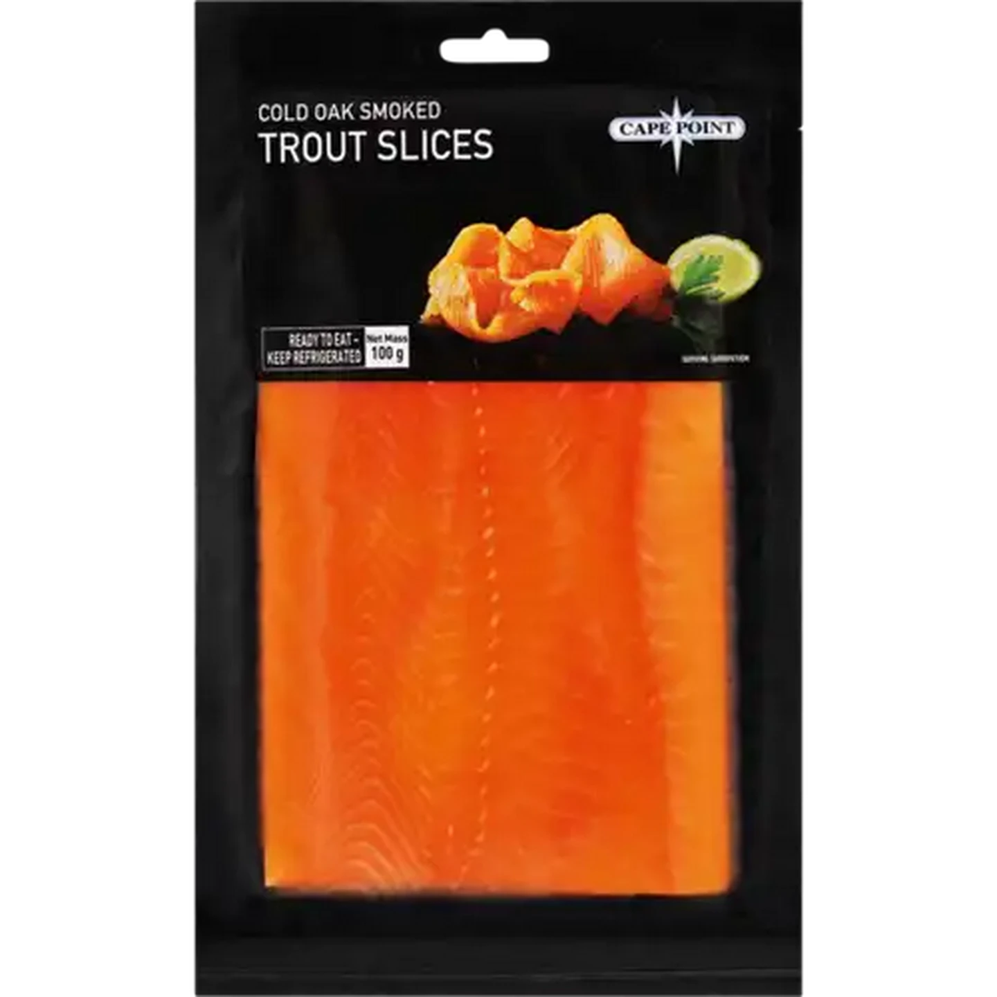 Image of Cape Point Fresh Cold Oak Smoked Trout Slices 100g