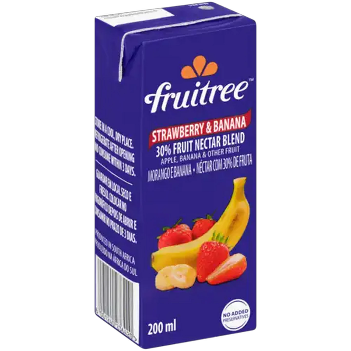 Image of Fruitree Strawberry & Banana 30% Fruit Nectar Blend 200ml
