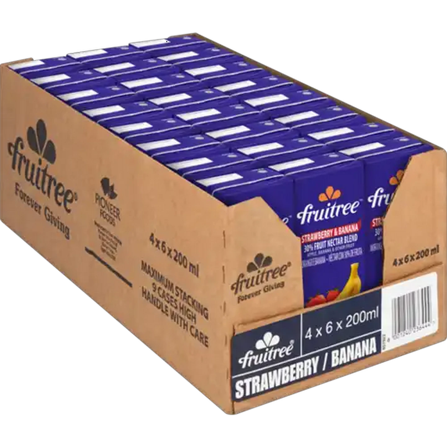 Image of Fruitree Strawberry & Banana 30% Fruit Nectar Blend 24 x 200ml
