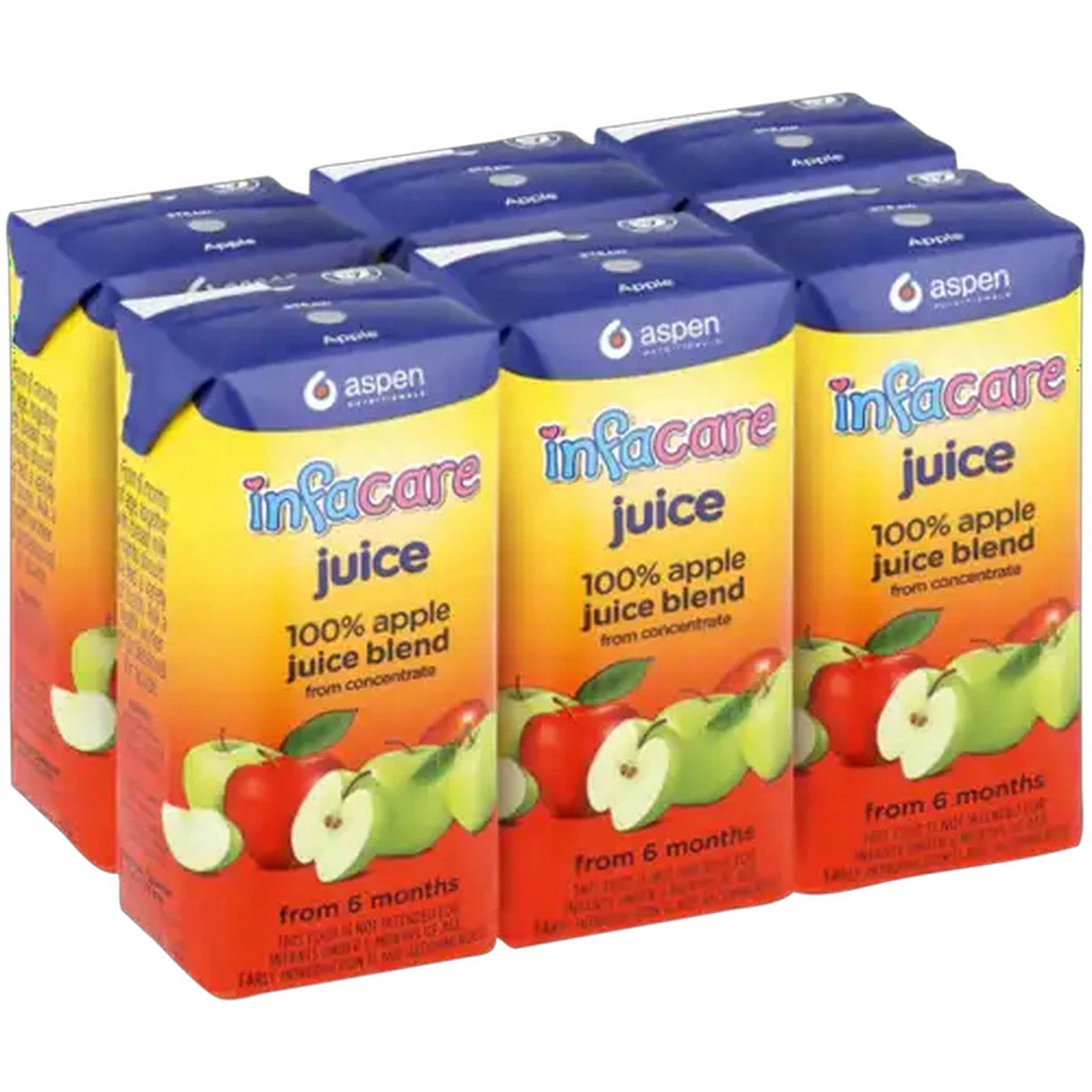Image of Infacare 100% Apple Juice Blend 6 x 200ml