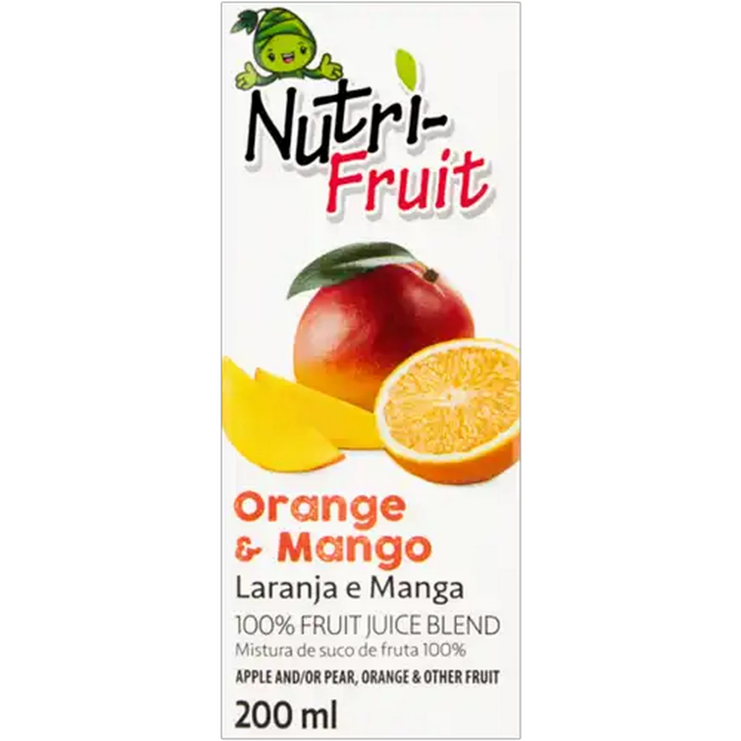 Image of Nutri-Fruit Orange & Mango 100% Fruit Juice Blend 200ml