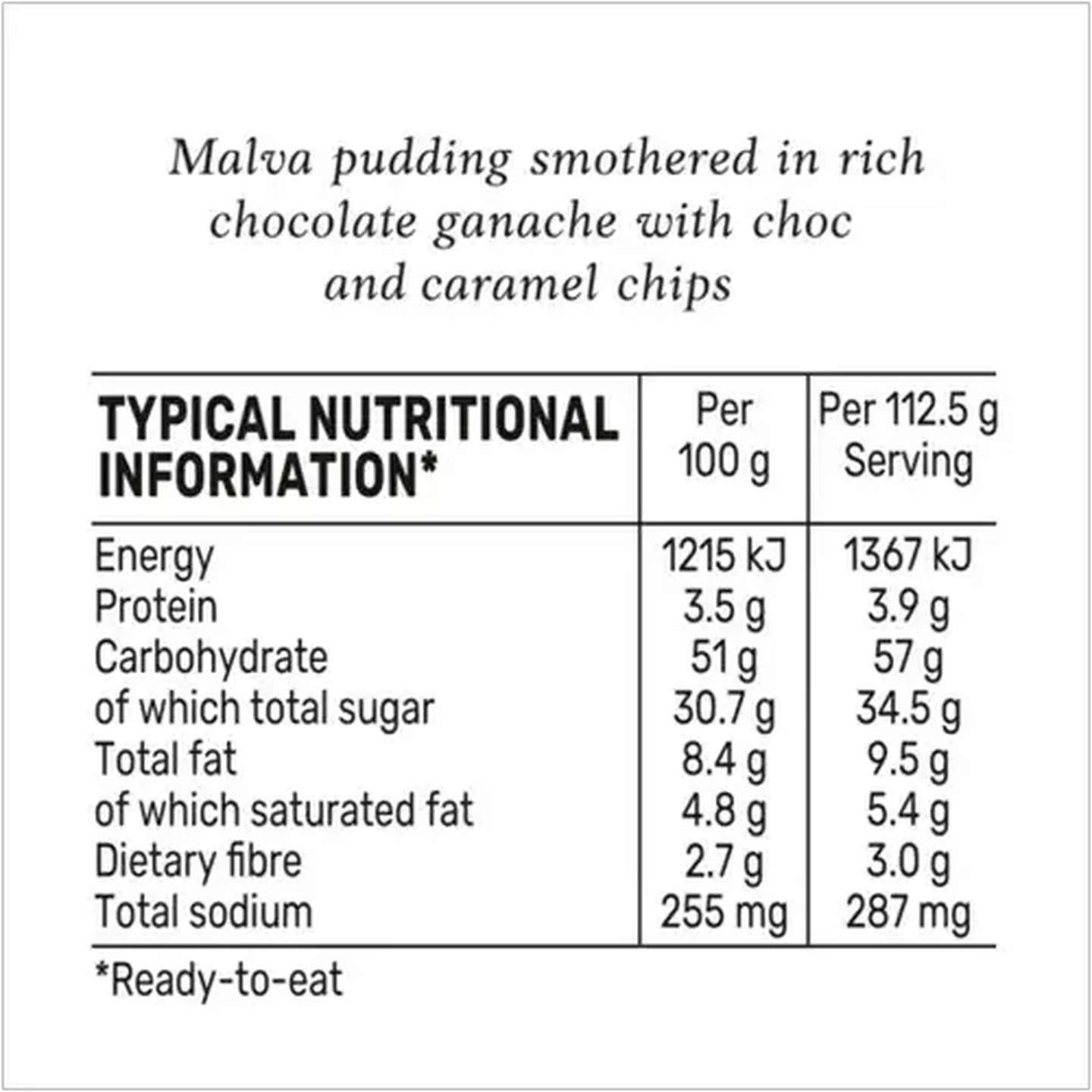 Image of Gourmade Choc-Caramel Malva Pudding 435g