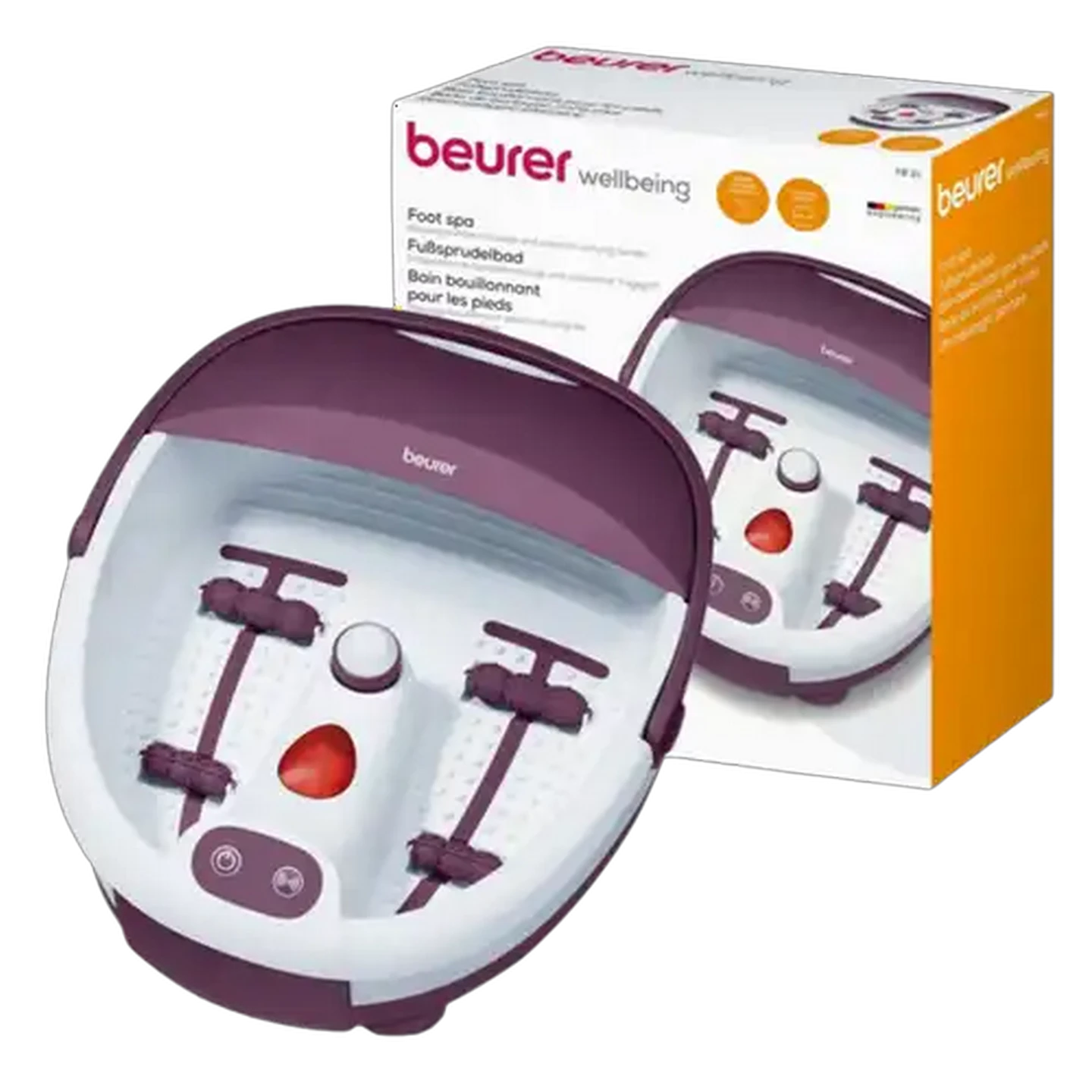 Image of Beurer Germany Infrared Light Foot Spa with Pedicure Attachments