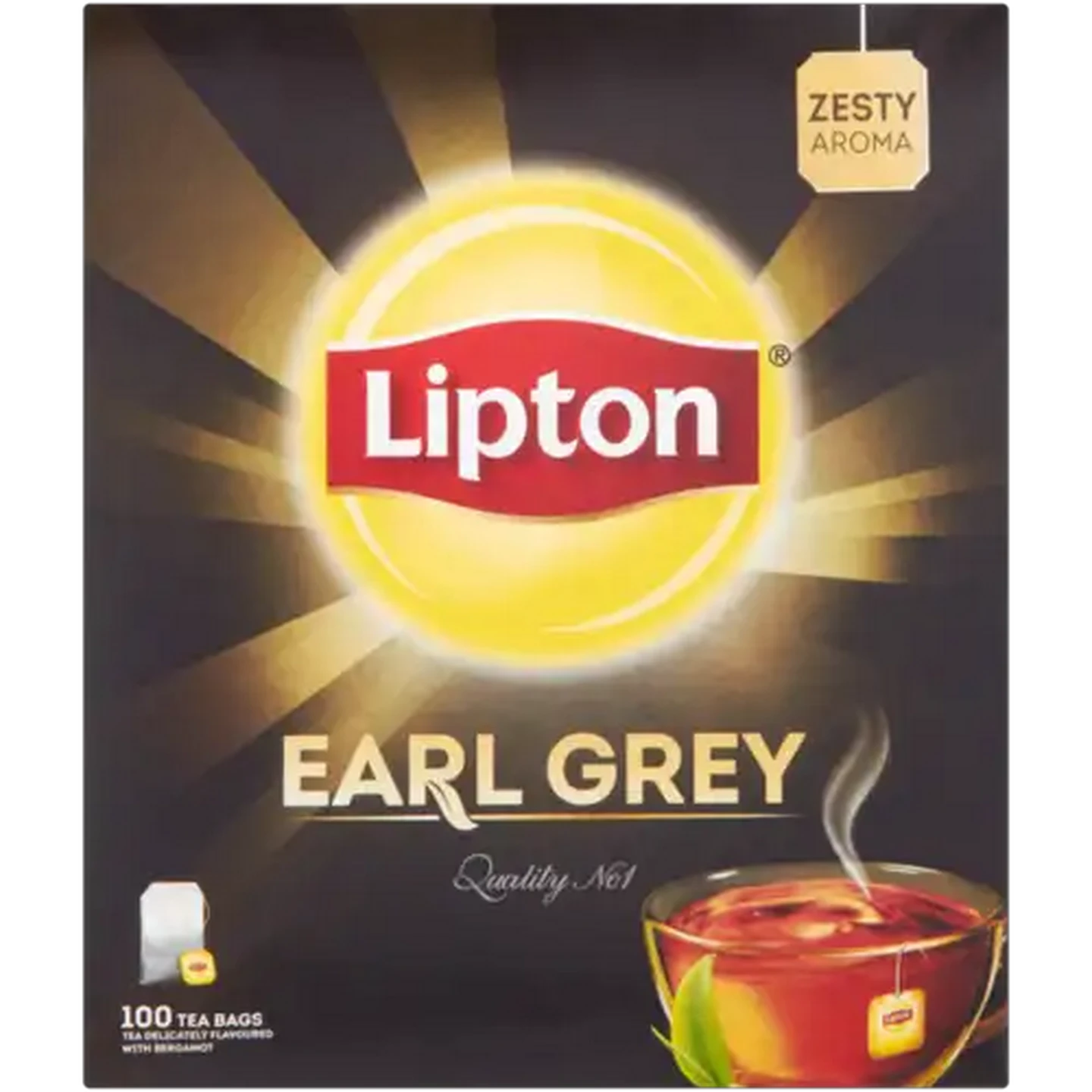 Image of Lipton Earl Grey Tagged Tea Bags 100 Pack