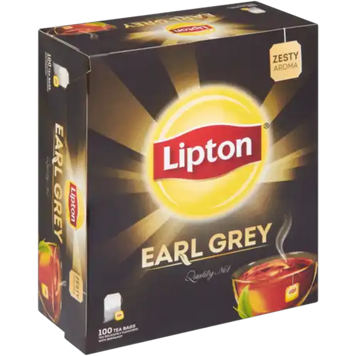 Image of Lipton Earl Grey Tagged Tea Bags 100 Pack