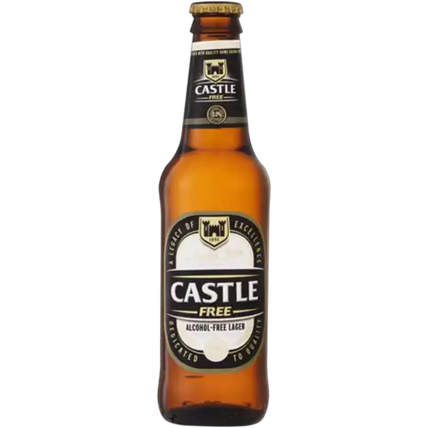 Image of Castle Free Alcohol-Free Lager Beer Bottle 330ml