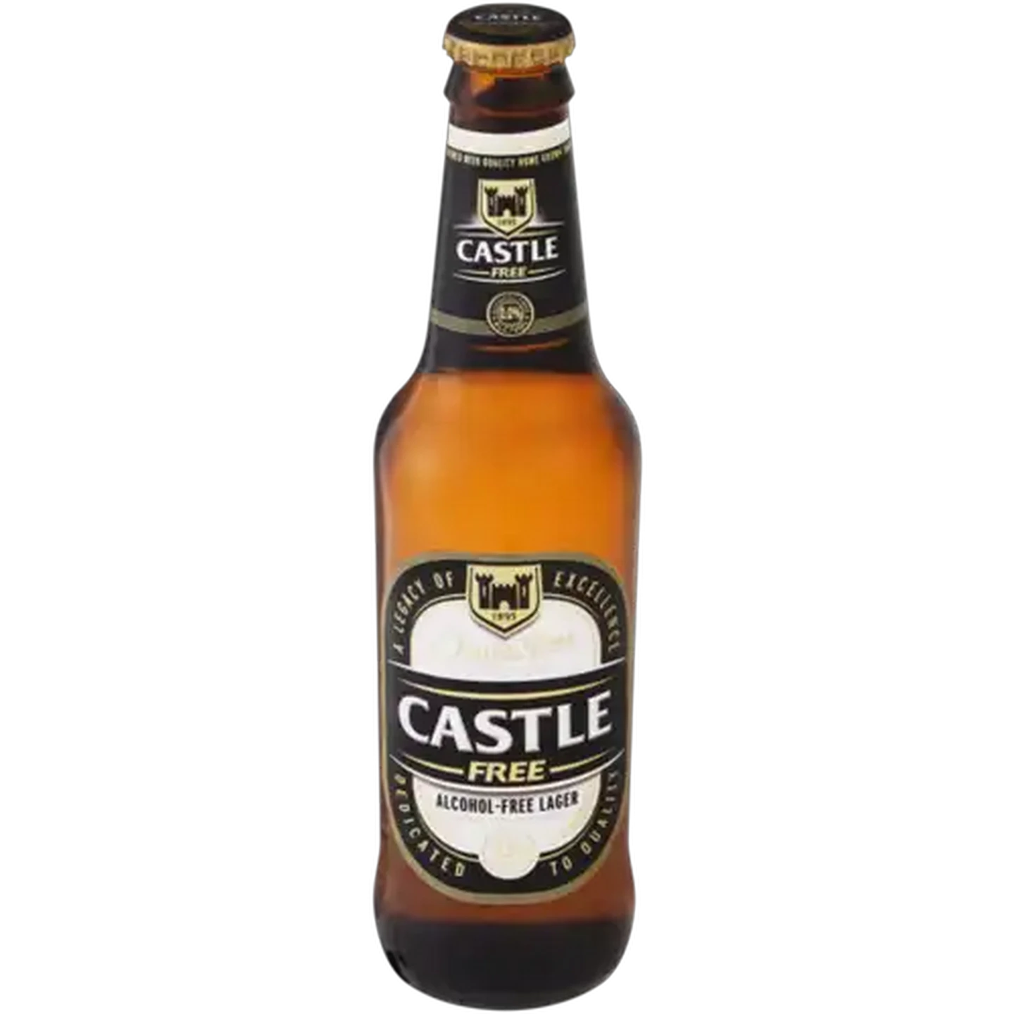 Image of Castle Free Alcohol-Free Lager Beer Bottle 330ml