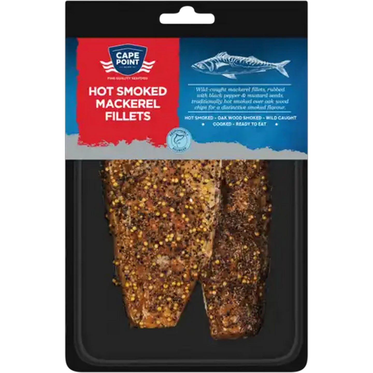 Image of Cape Point Hot Smoked Mackerel Fillets 200g