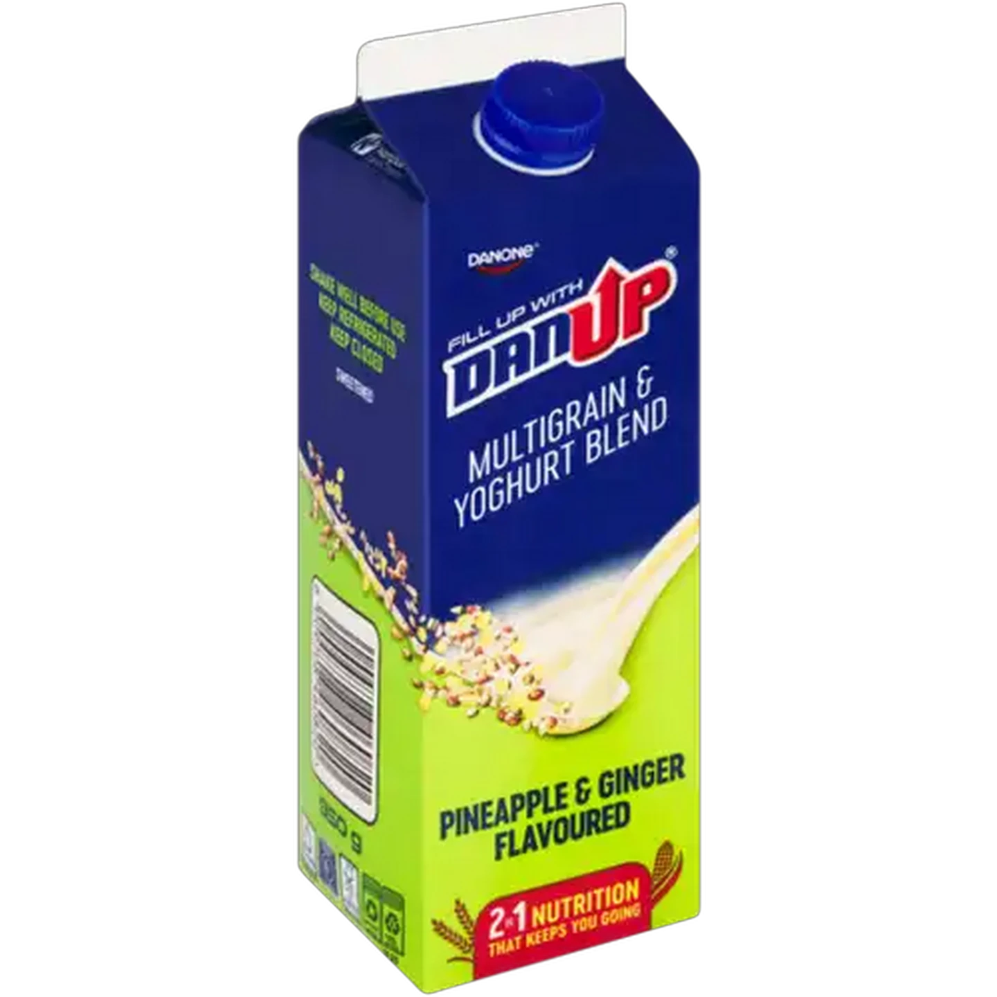Image of Danone DanUp Pineapple & Ginger Flavoured Multigrain & Yoghurt Blend 950g