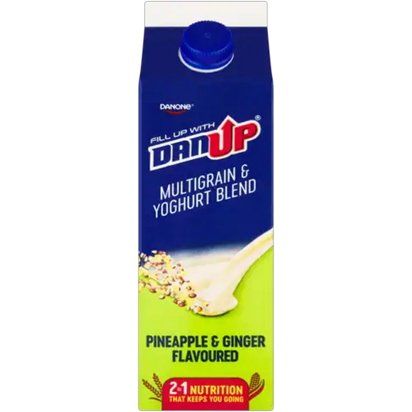 Image of Danone DanUp Pineapple & Ginger Flavoured Multigrain & Yoghurt Blend 950g