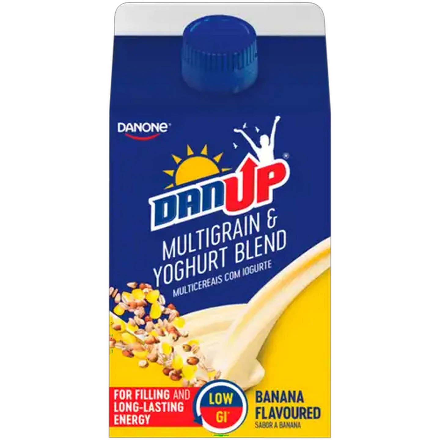 Image of Danone DanUp Banana Flavoured Multigrain & Yoghurt Blend 450g