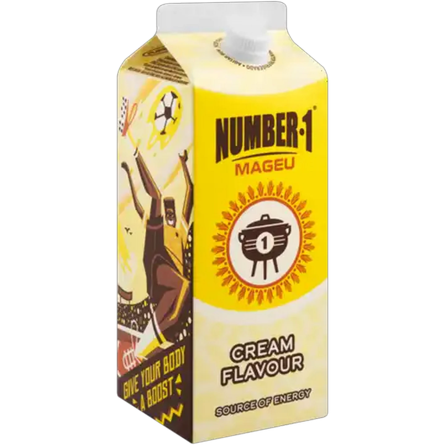 Image of Number 1 Cream Flavoured Mageu Box 2L