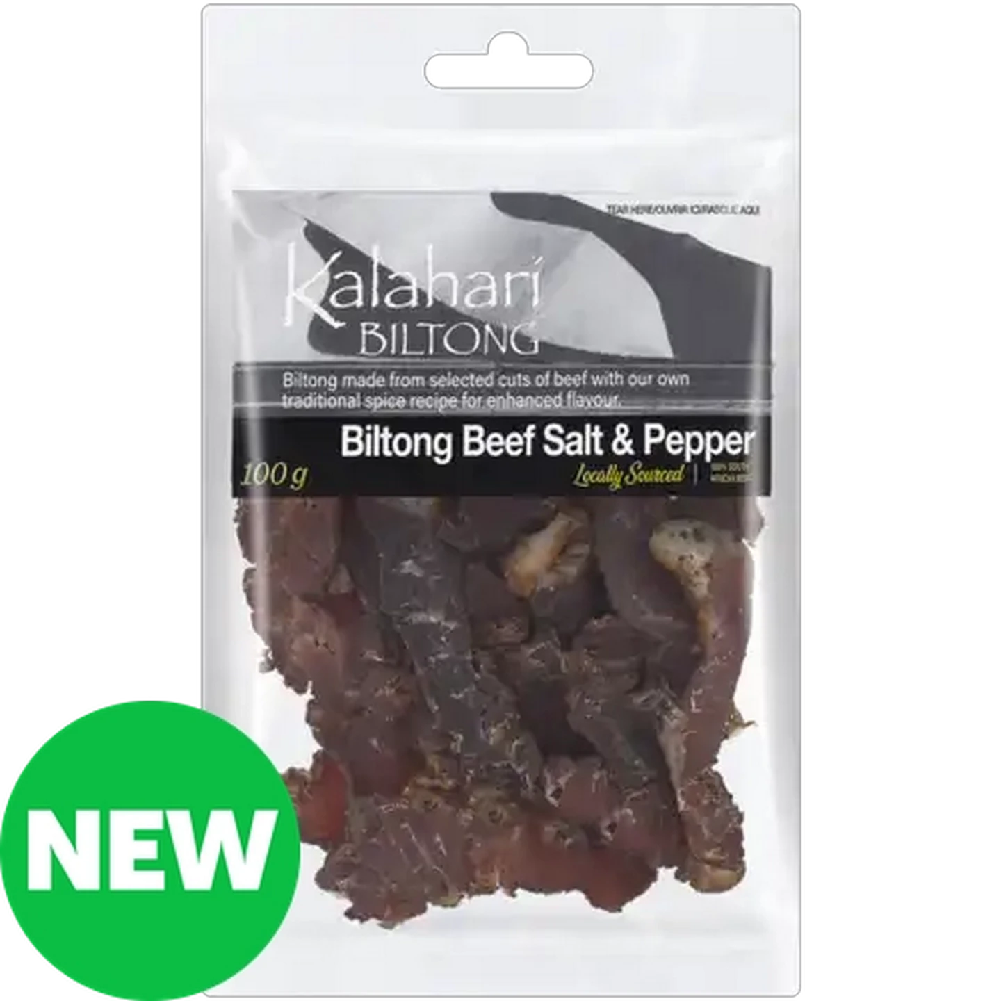 Image of Kalahari Biltong Salt & Pepper Beef Biltong 100g