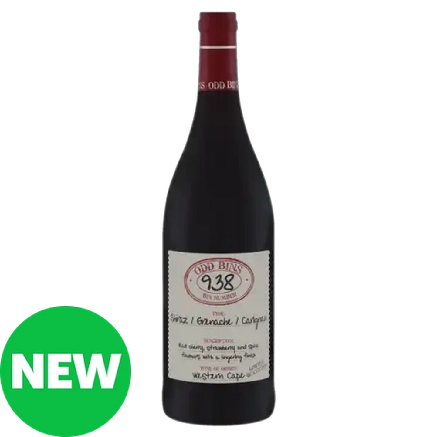 Image of Odd Bins 938 Shiraz Red Wine 750ml