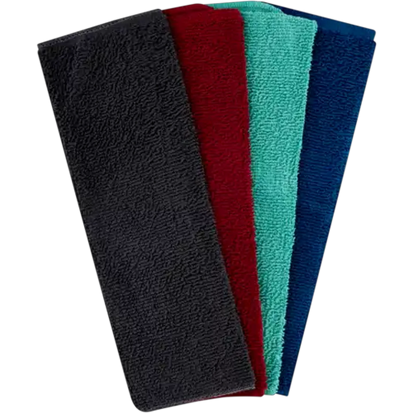 Image of Essentials Plain Terry Kitchen Swabs 4-Pack (Colour May Vary)