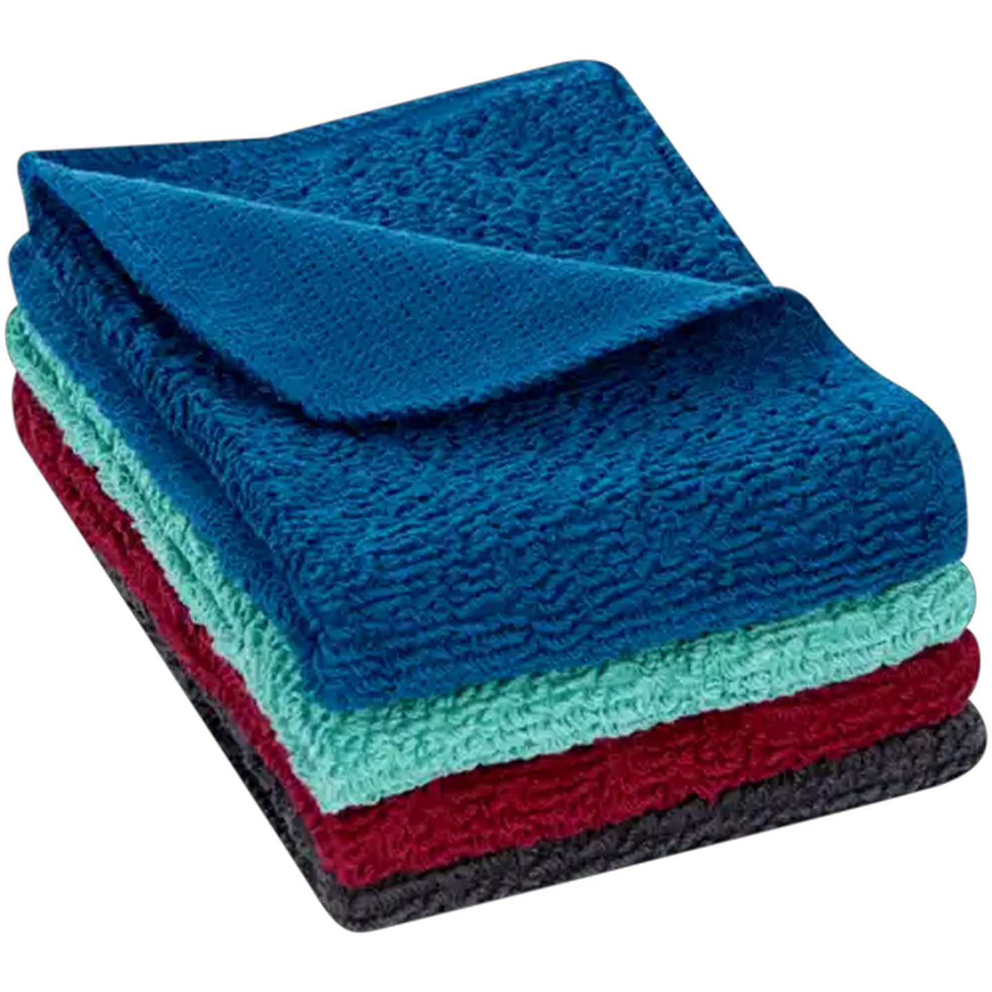 Image of Essentials Plain Terry Kitchen Swabs 4-Pack (Colour May Vary)
