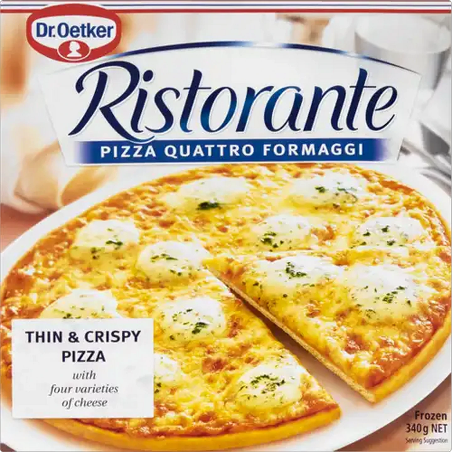 Image of Dr. Oetker Frozen Ristorante Frozen Quattro Formaggi Pizza 340g
