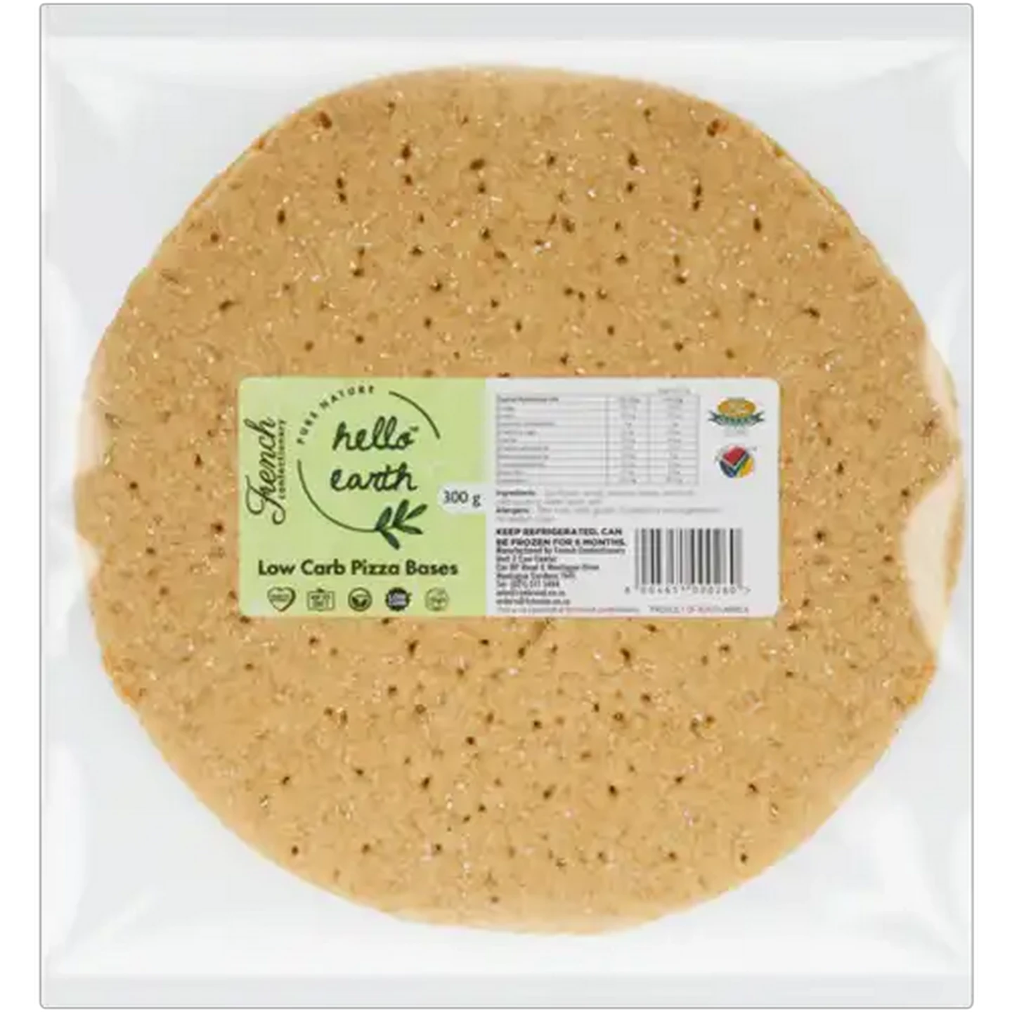 Image of French Confectionery Hello Earth Low Carb Pizza Bases 300g