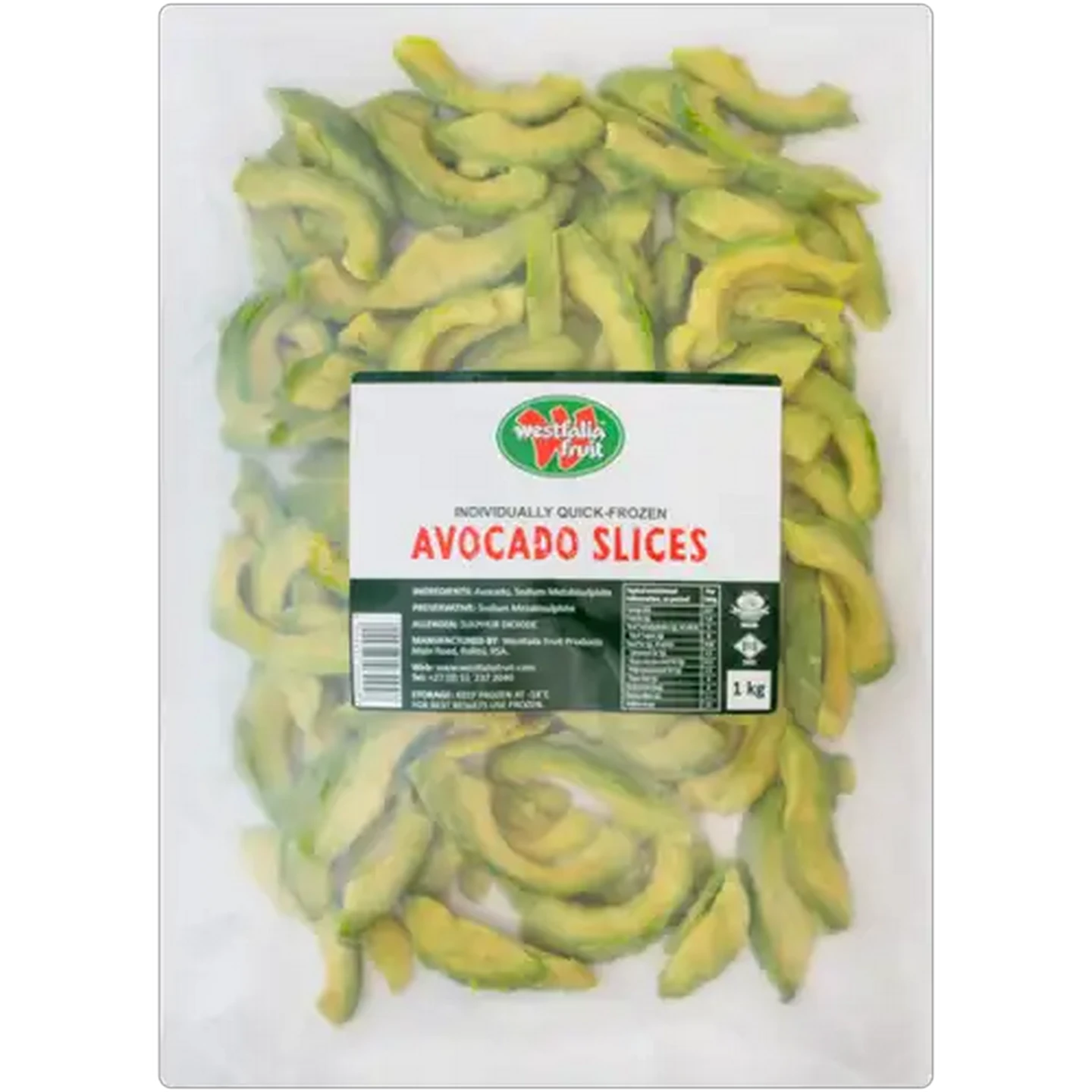 Image of Westfalia Fruit Frozen Avocado Slices 1kg