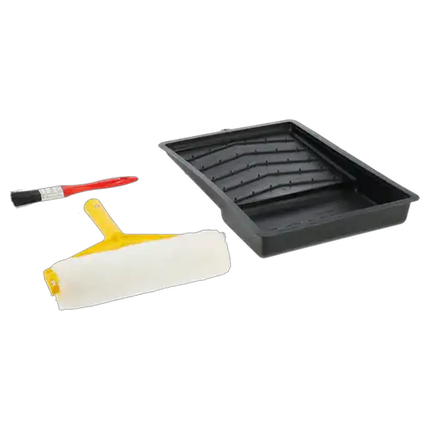 Image of Pro Brush Paint Roller & Tray Set 3 Piece