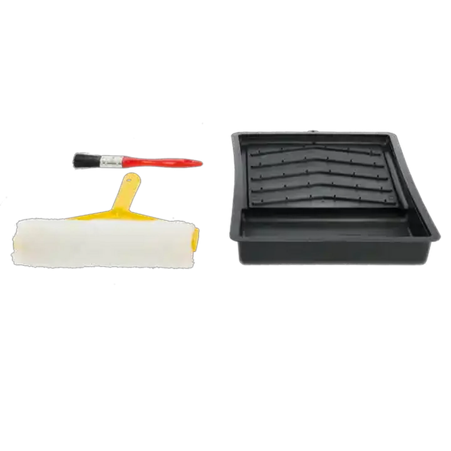 Image of Pro Brush Paint Roller & Tray Set 3 Piece