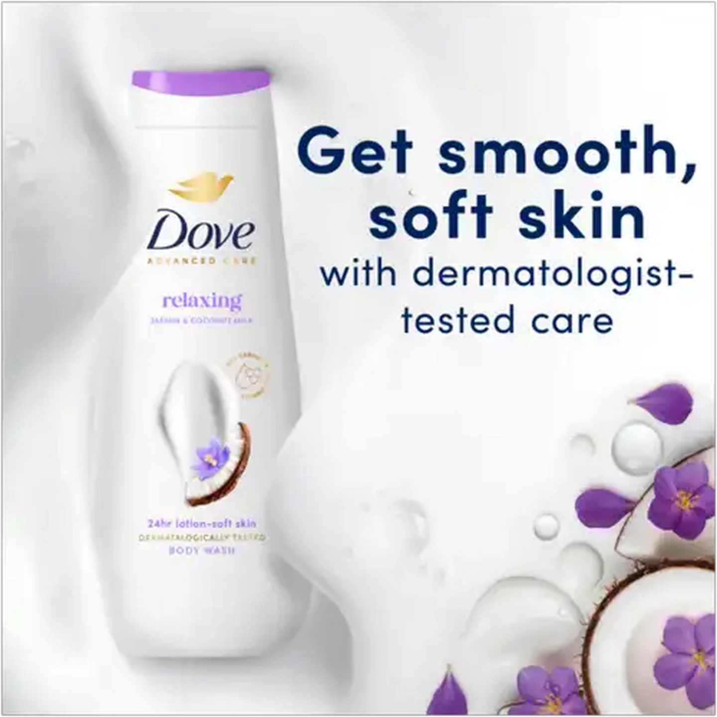 Image of Dove Advanced Care Relaxing Body Wash 400ml