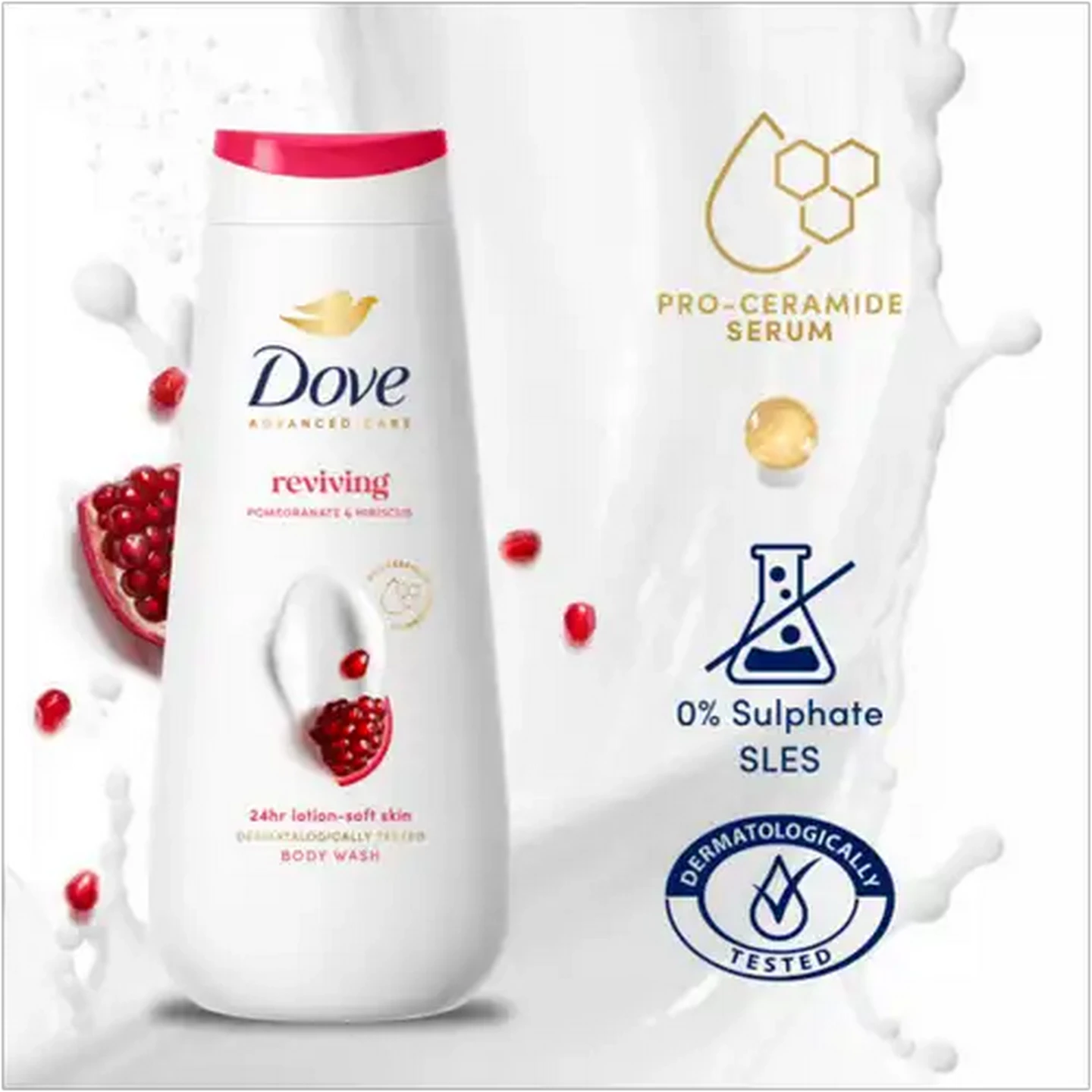 Image of Dove Advanced Care Reviving Body Wash 400ml