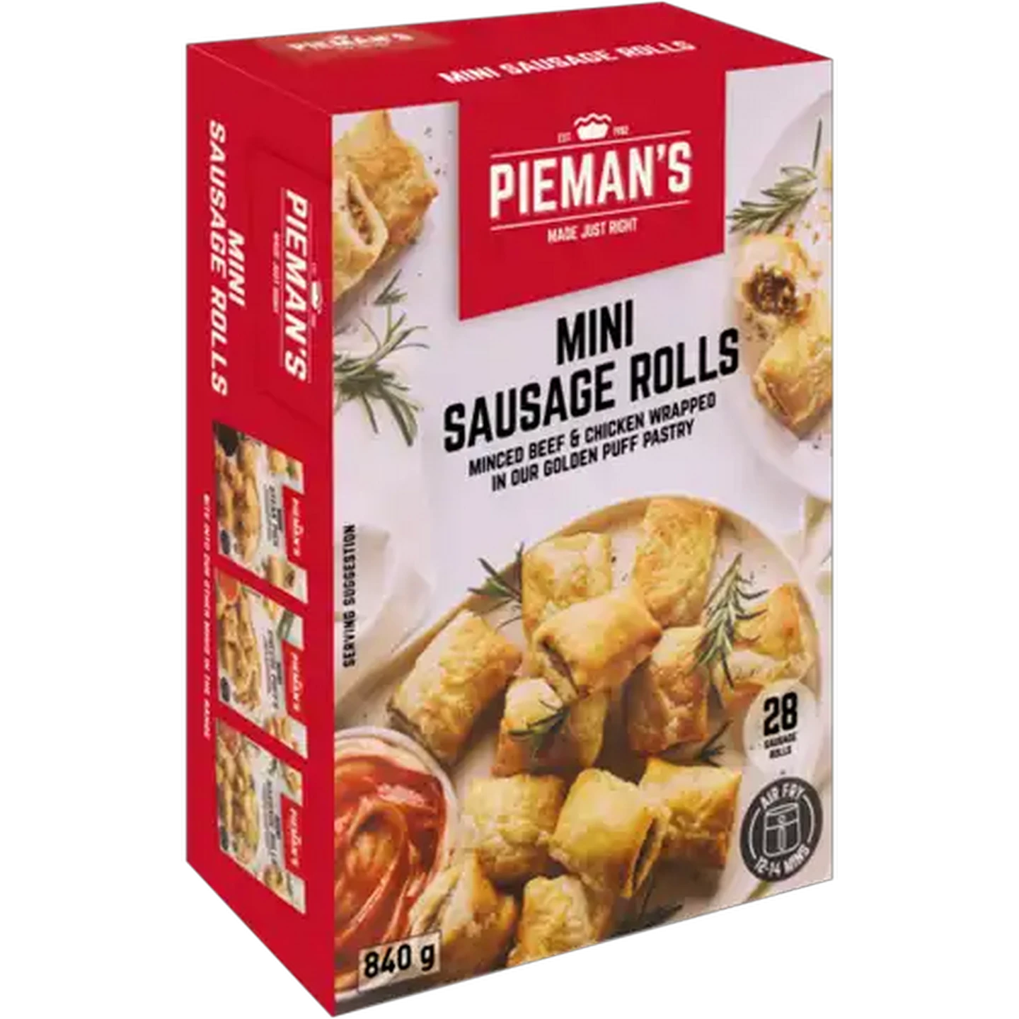 Image of PIEMAN’S Frozen Mini Sausage Rolls 28 x 30g