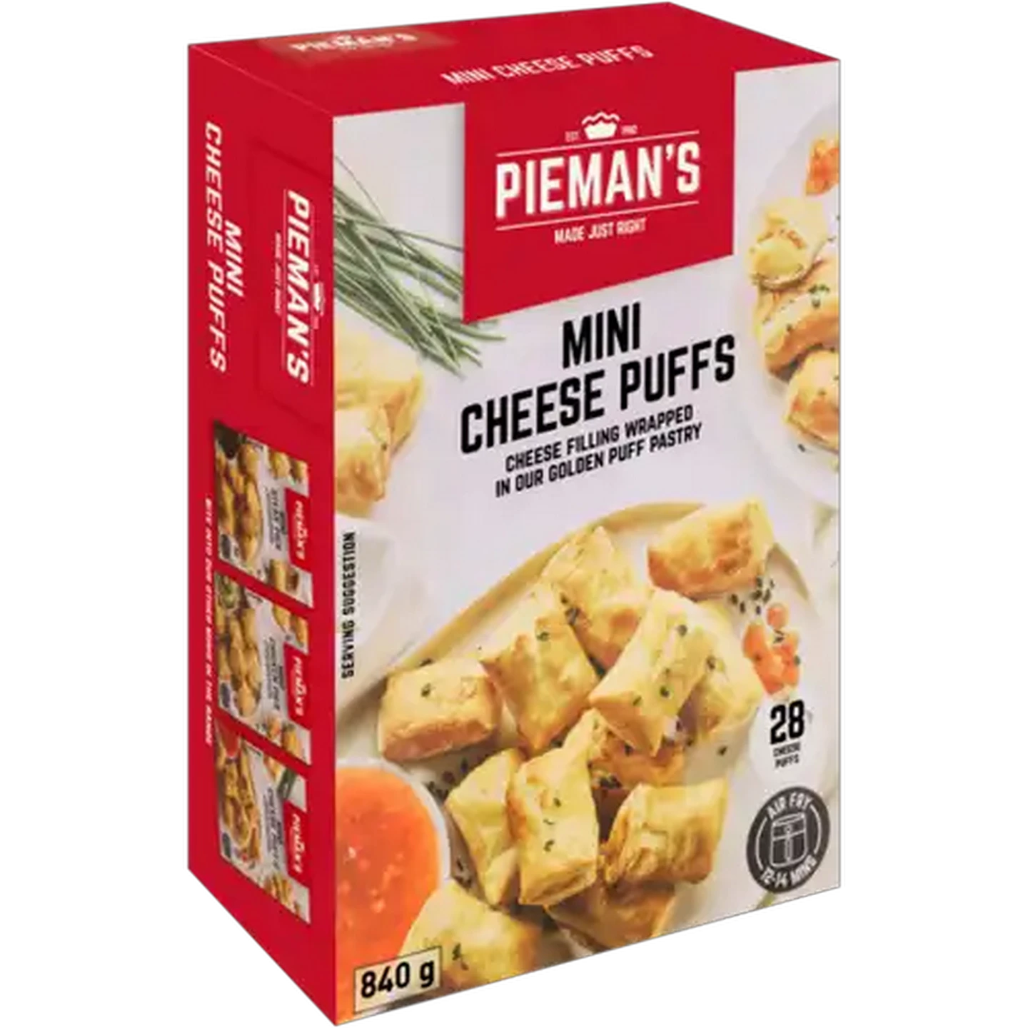 Image of PIEMAN’S Frozen Mini Cheese Puffs 28 x 30g