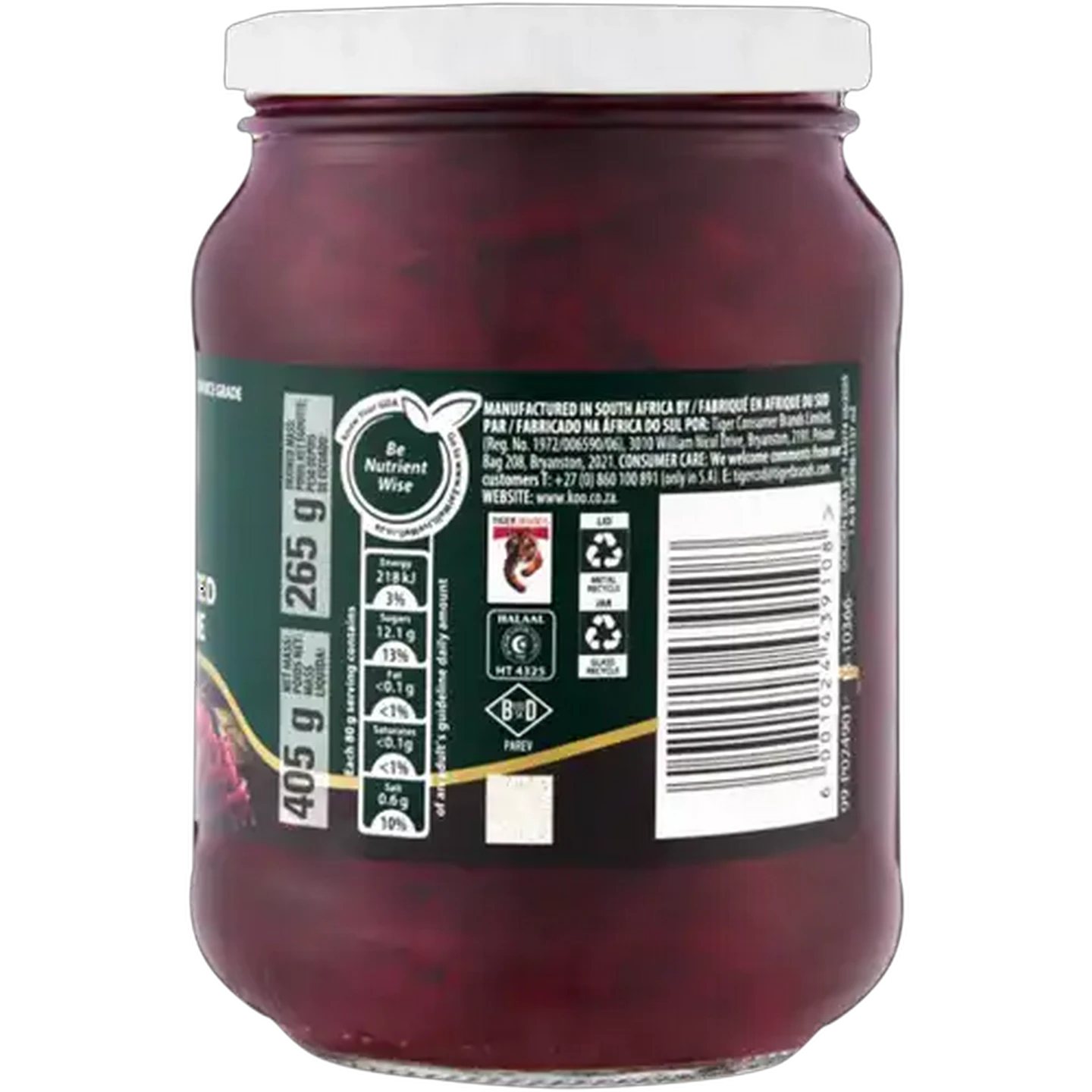 Image of KOO Beetroot Grated in Spiced Brine 405g