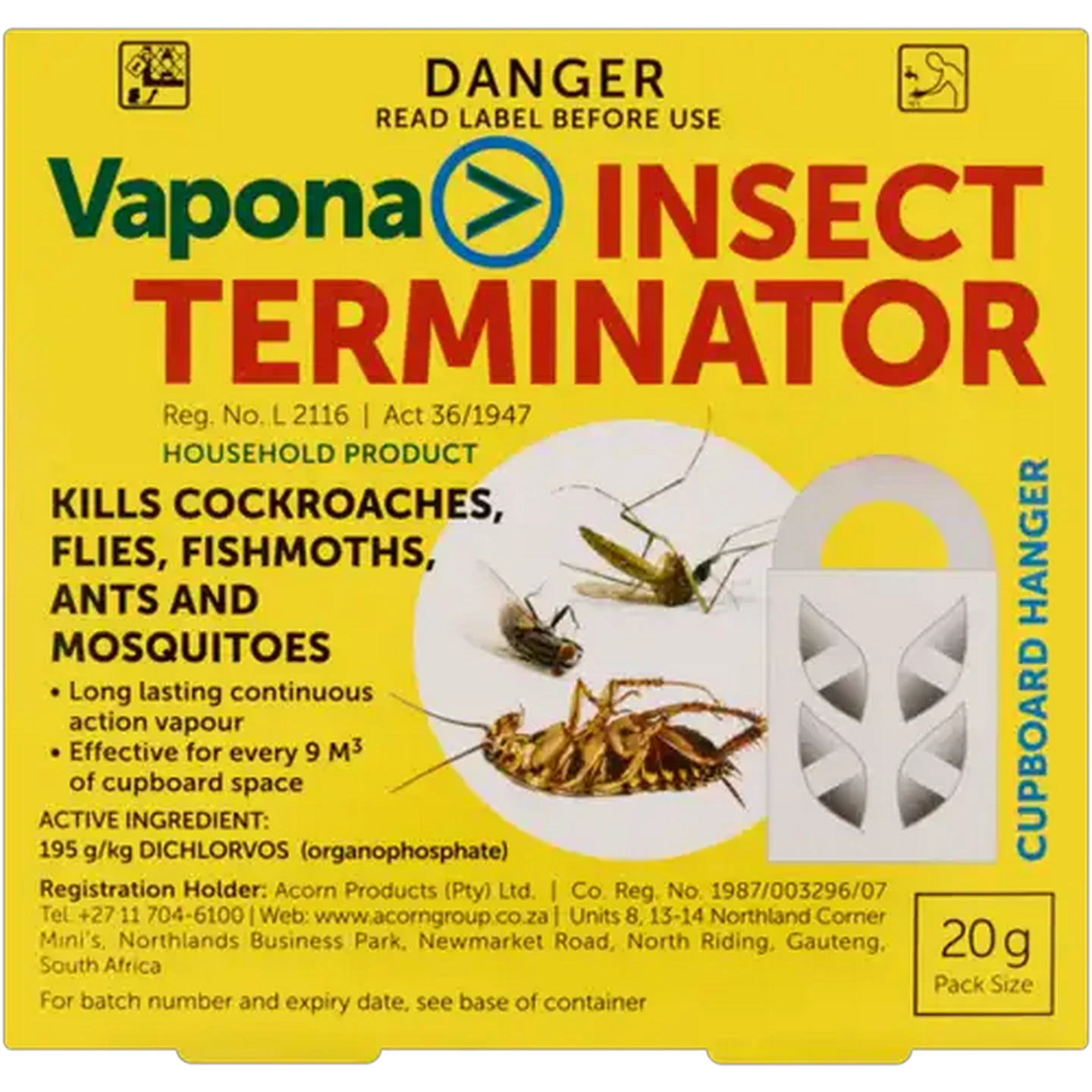 Image of Vapona Insect Terminator 20g