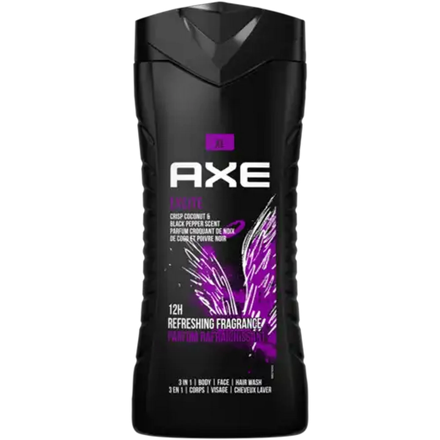 Image of AXE Excite 3-in-1 Body, Face & Hair Wash 400ml