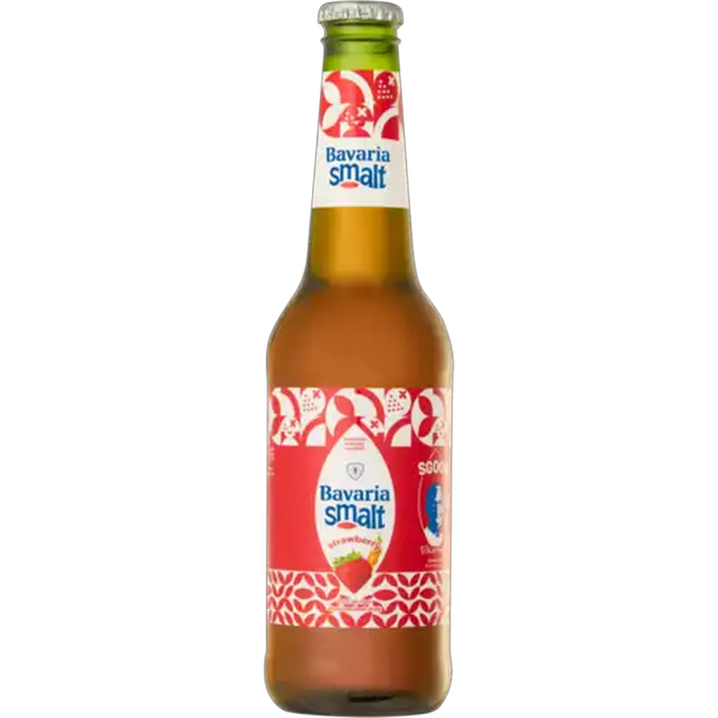 Image of Bavaria smalt Strawberry Flavoured Non-Alcoholic Malt Drink Bottle 340ml