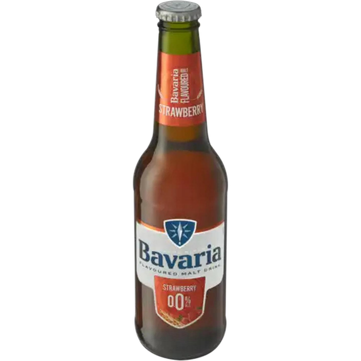 Image of Bavaria smalt Strawberry Flavoured Non-Alcoholic Malt Drink Bottle 340ml