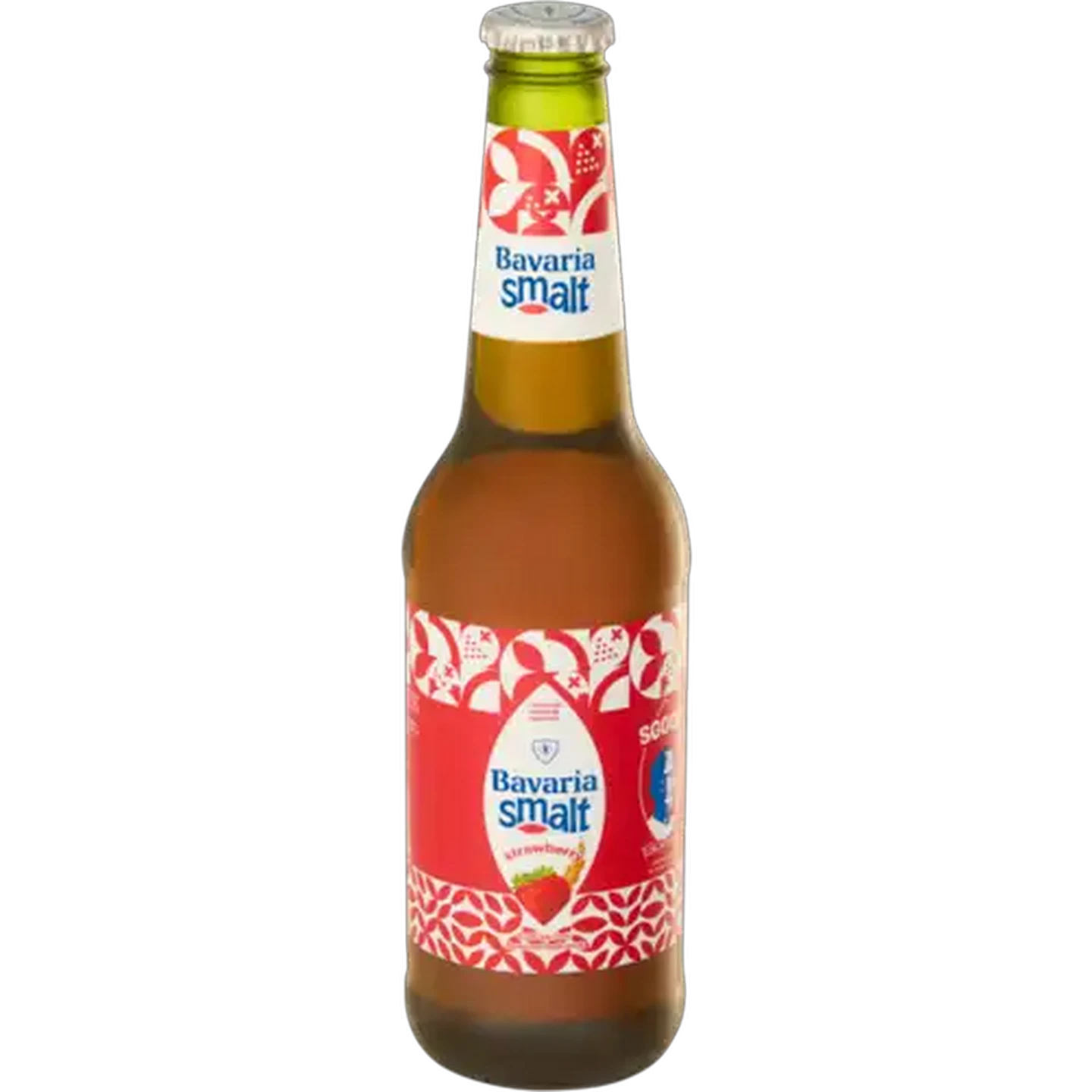 Image of Bavaria smalt Strawberry Flavoured Non-Alcoholic Malt Drink Bottle 340ml