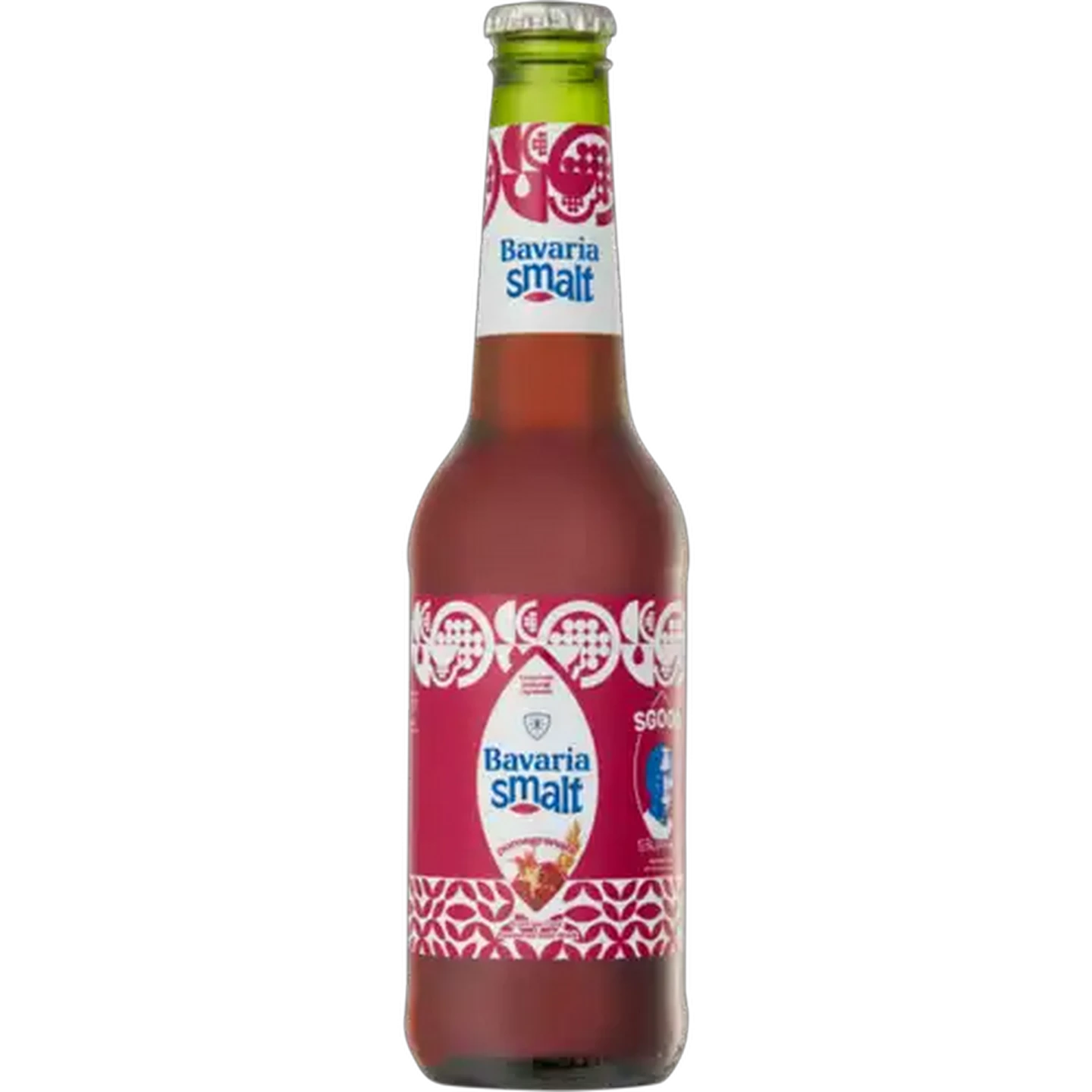 Image of Bavaria smalt Pomegranate Flavoured Non-Alcoholic Malt Drink Bottle 340ml