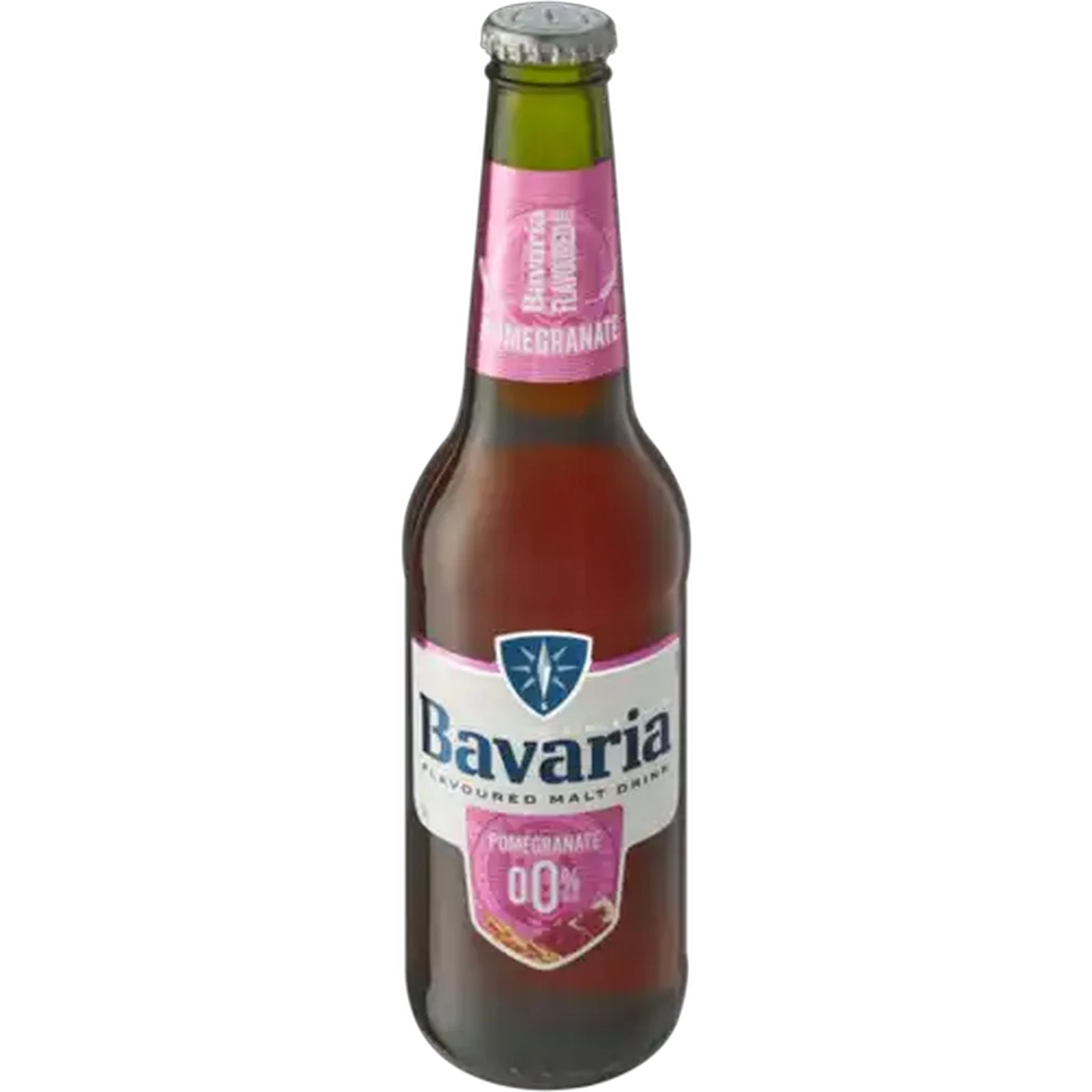 Image of Bavaria smalt Pomegranate Flavoured Non-Alcoholic Malt Drink Bottle 340ml