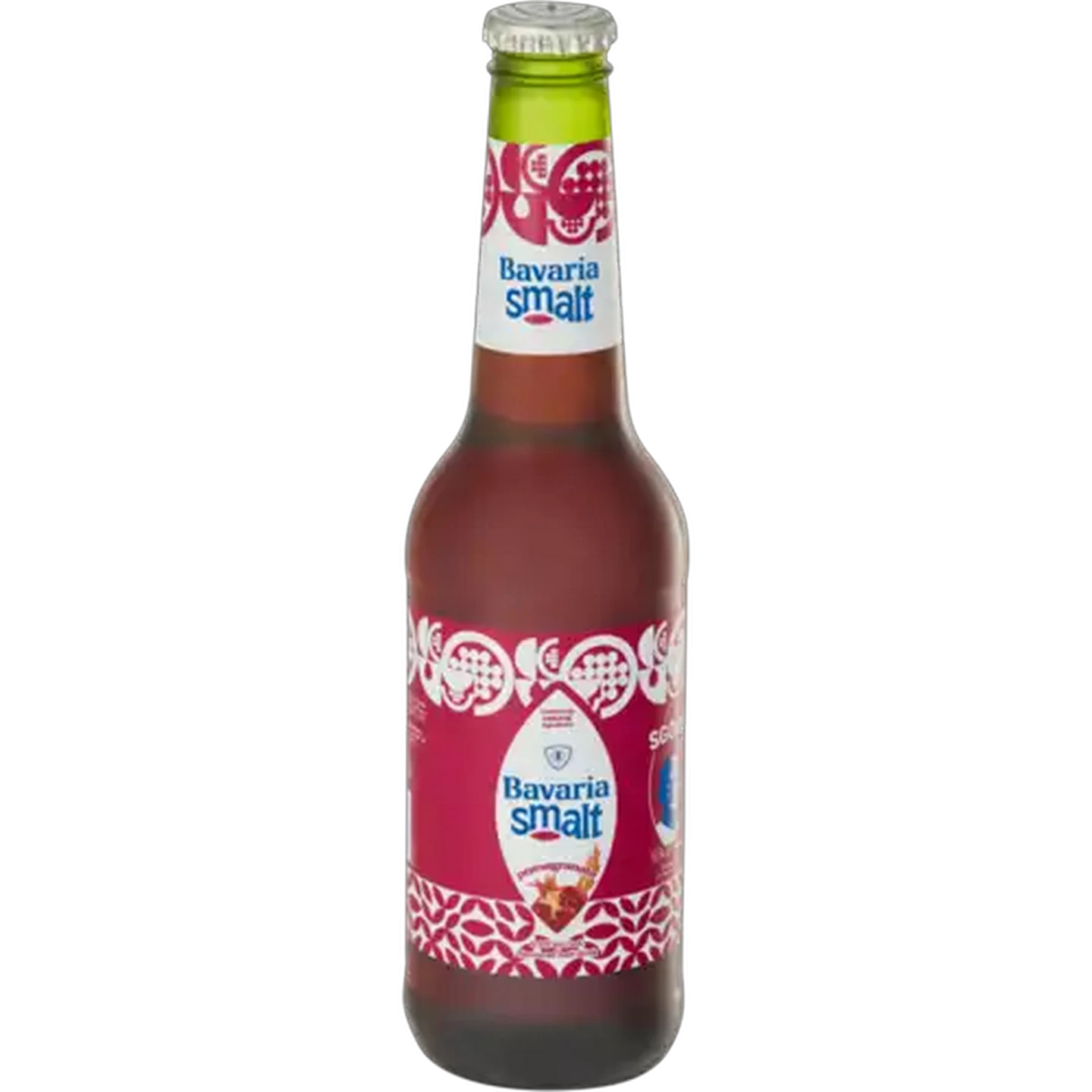 Image of Bavaria smalt Pomegranate Flavoured Non-Alcoholic Malt Drink Bottle 340ml