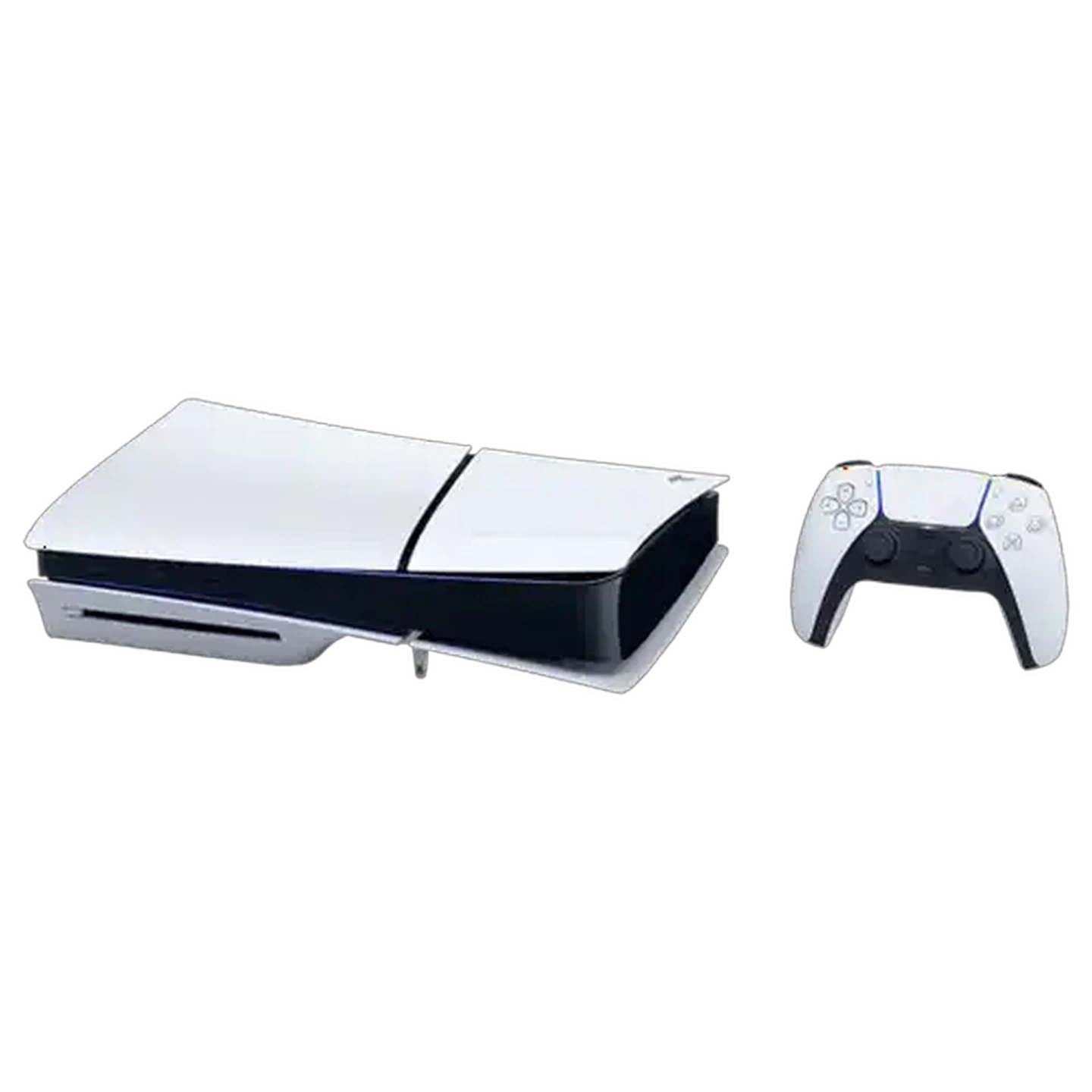 Image of PlayStation 5 Slim Glacier White Console with Disc Drive 1TB