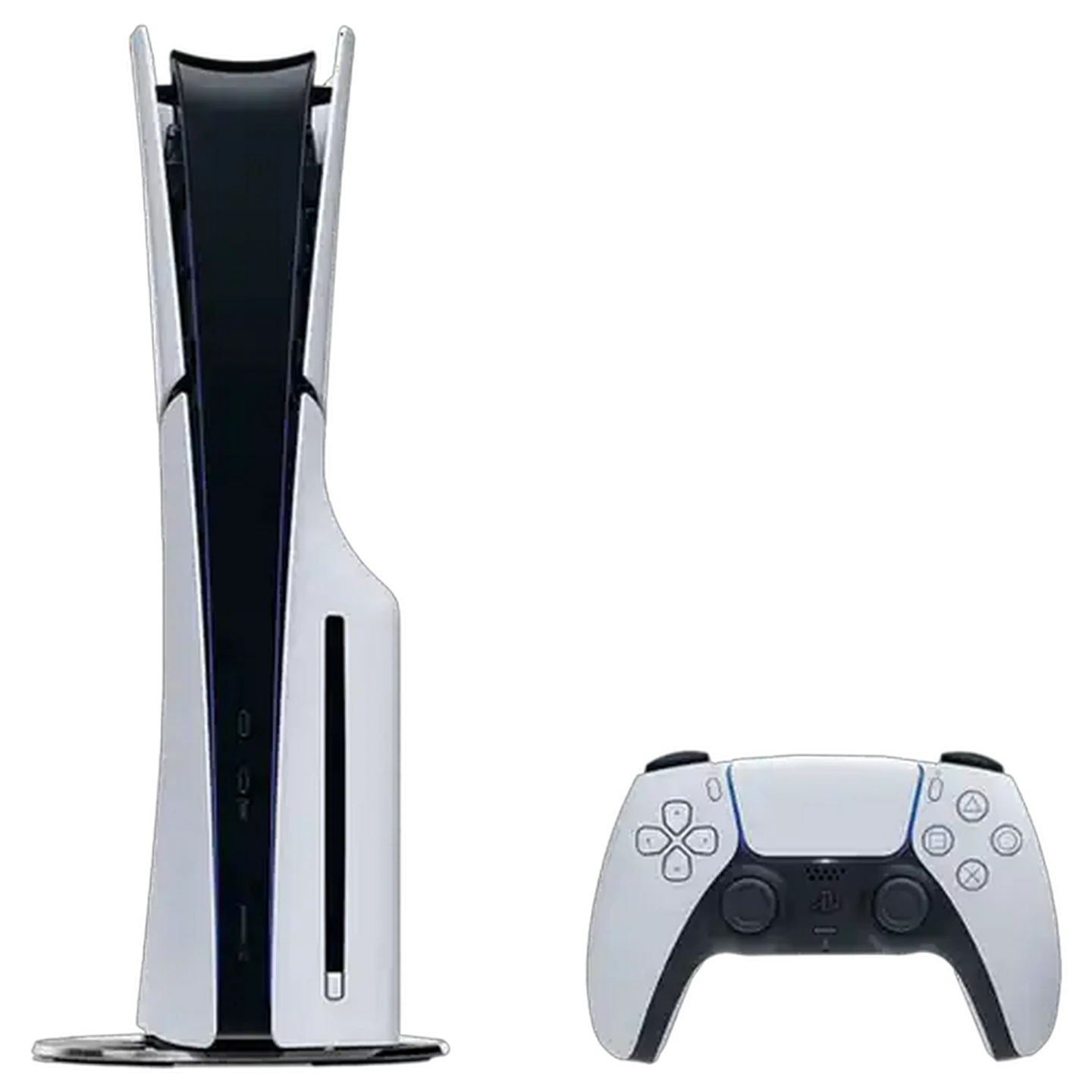 Image of PlayStation 5 Slim Glacier White Console with Disc Drive 1TB
