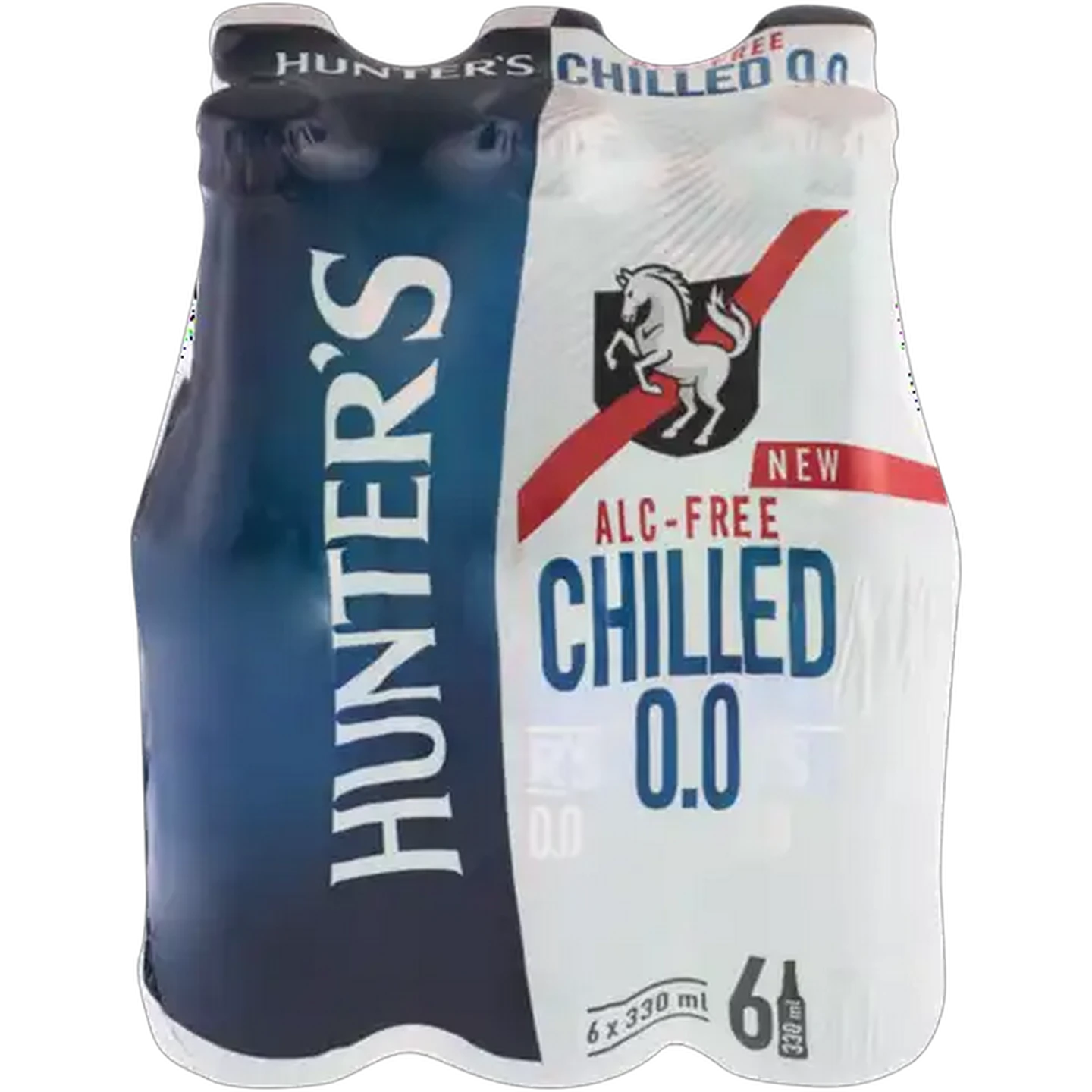 Image of Hunter's Chilled Alcohol-Free Cider Bottles 6 x 330ml