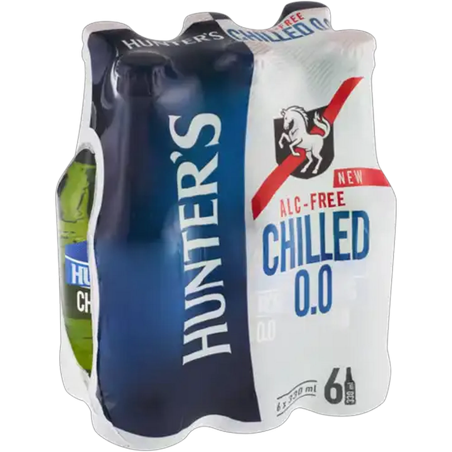 Image of Hunter's Chilled Alcohol-Free Cider Bottles 6 x 330ml