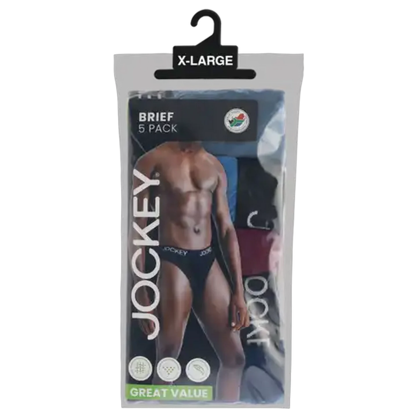 Image of Jockey Men's Extra Large Brief 5-Pack