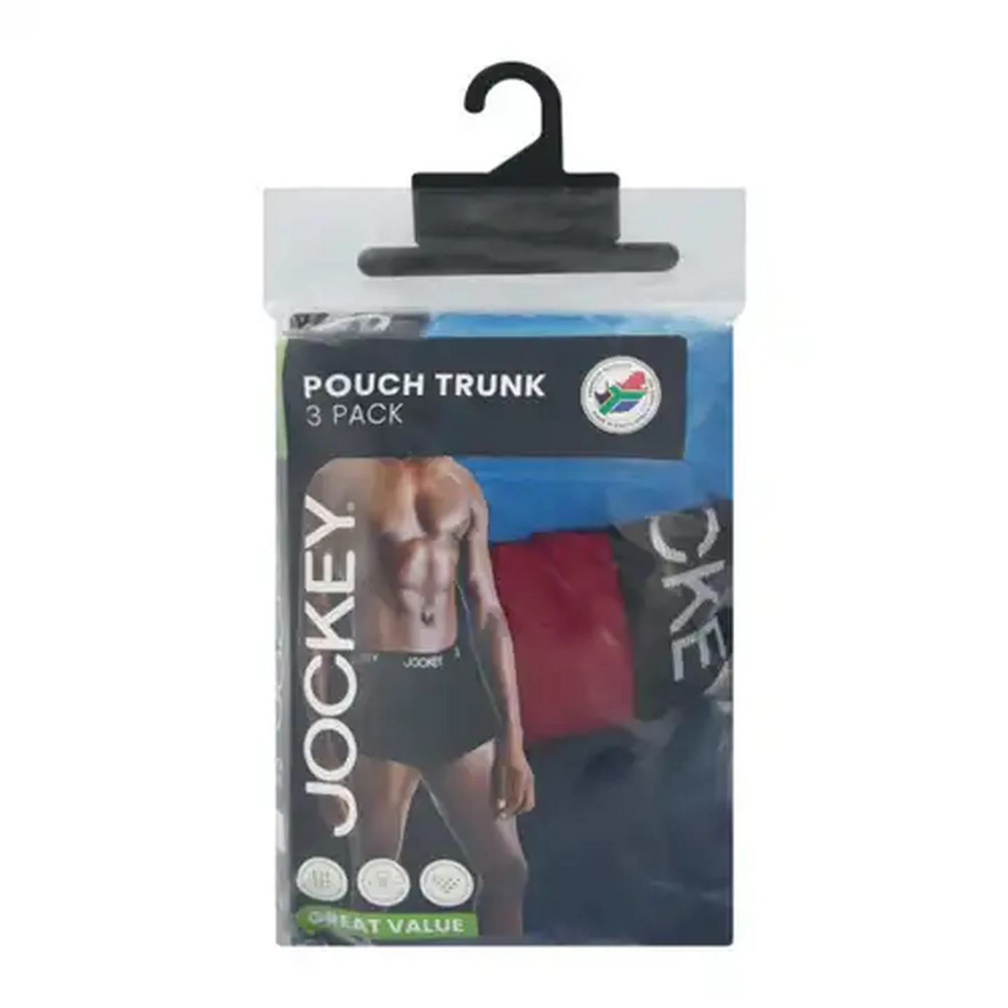 Image of Jockey Men's Medium Pouch Trunk 3-Pack