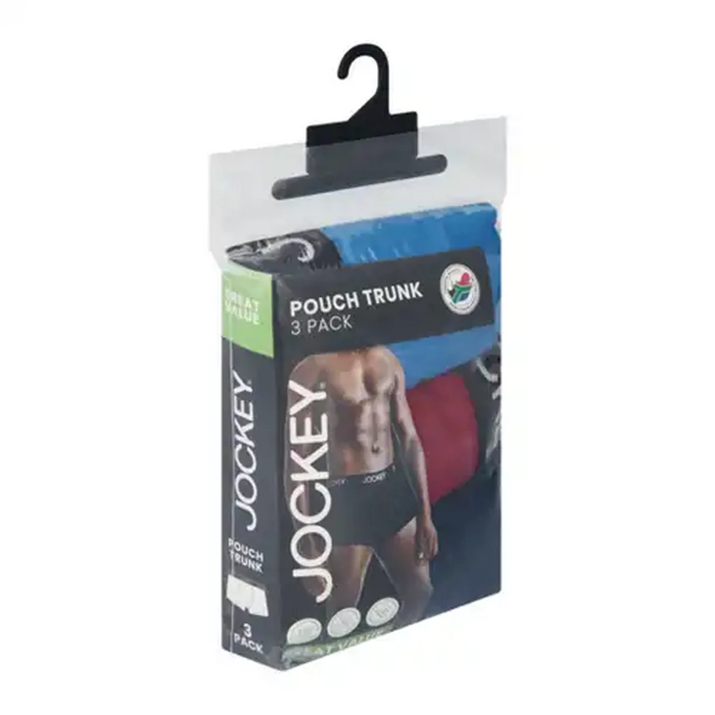 Image of Jockey Men's Medium Pouch Trunk 3-Pack
